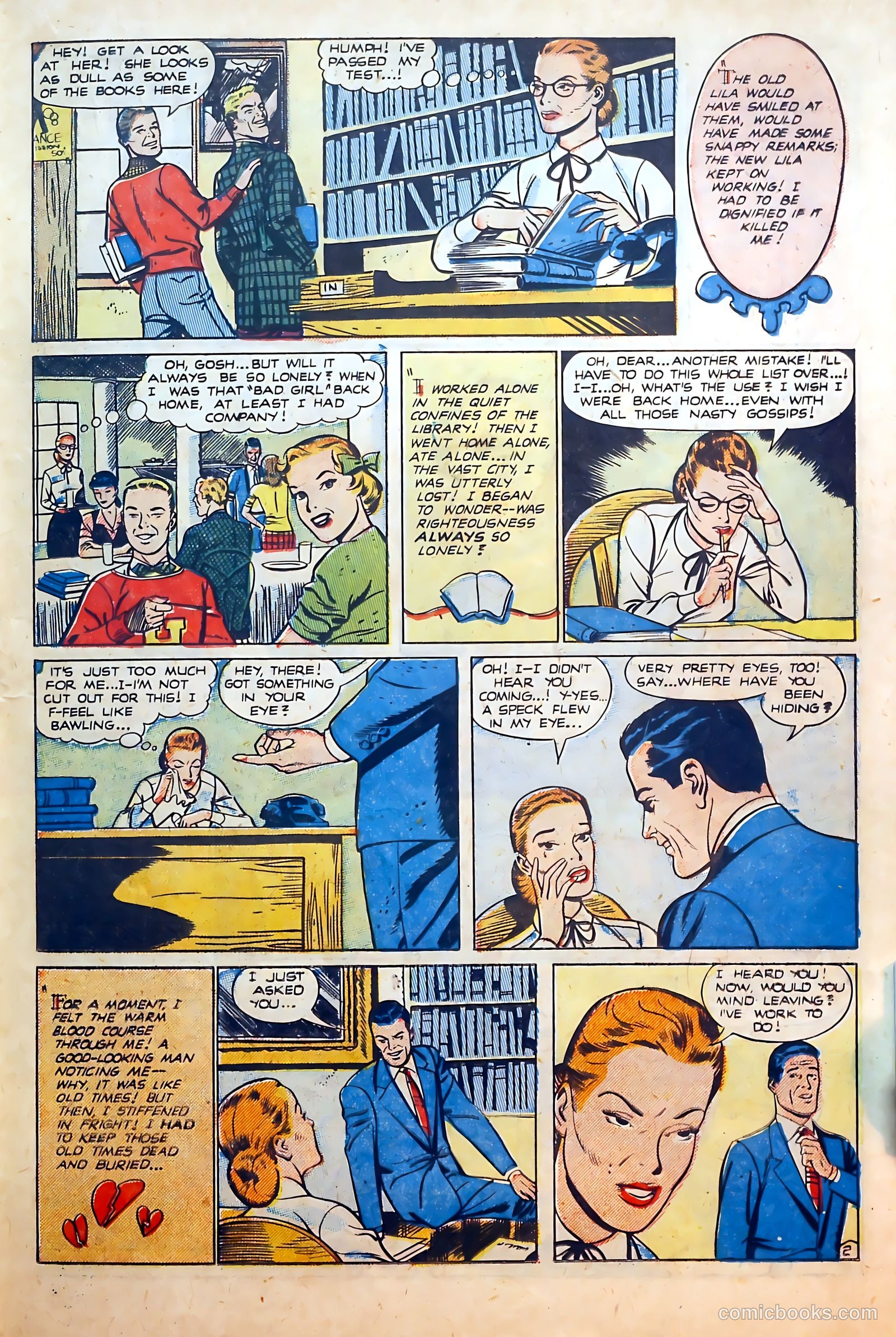 Thrilling Romances #12 (1951) — page 19 of 36