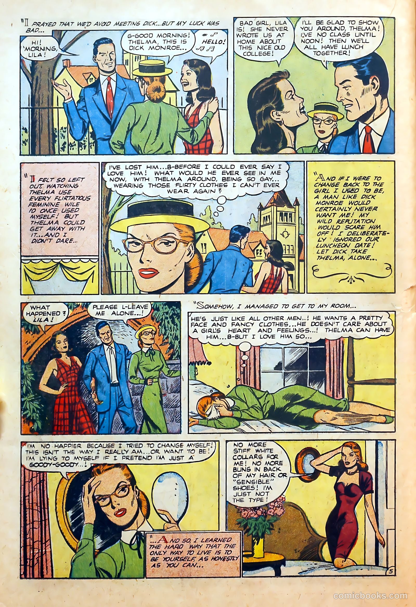 Thrilling Romances #12 (1951) — page 22 of 36