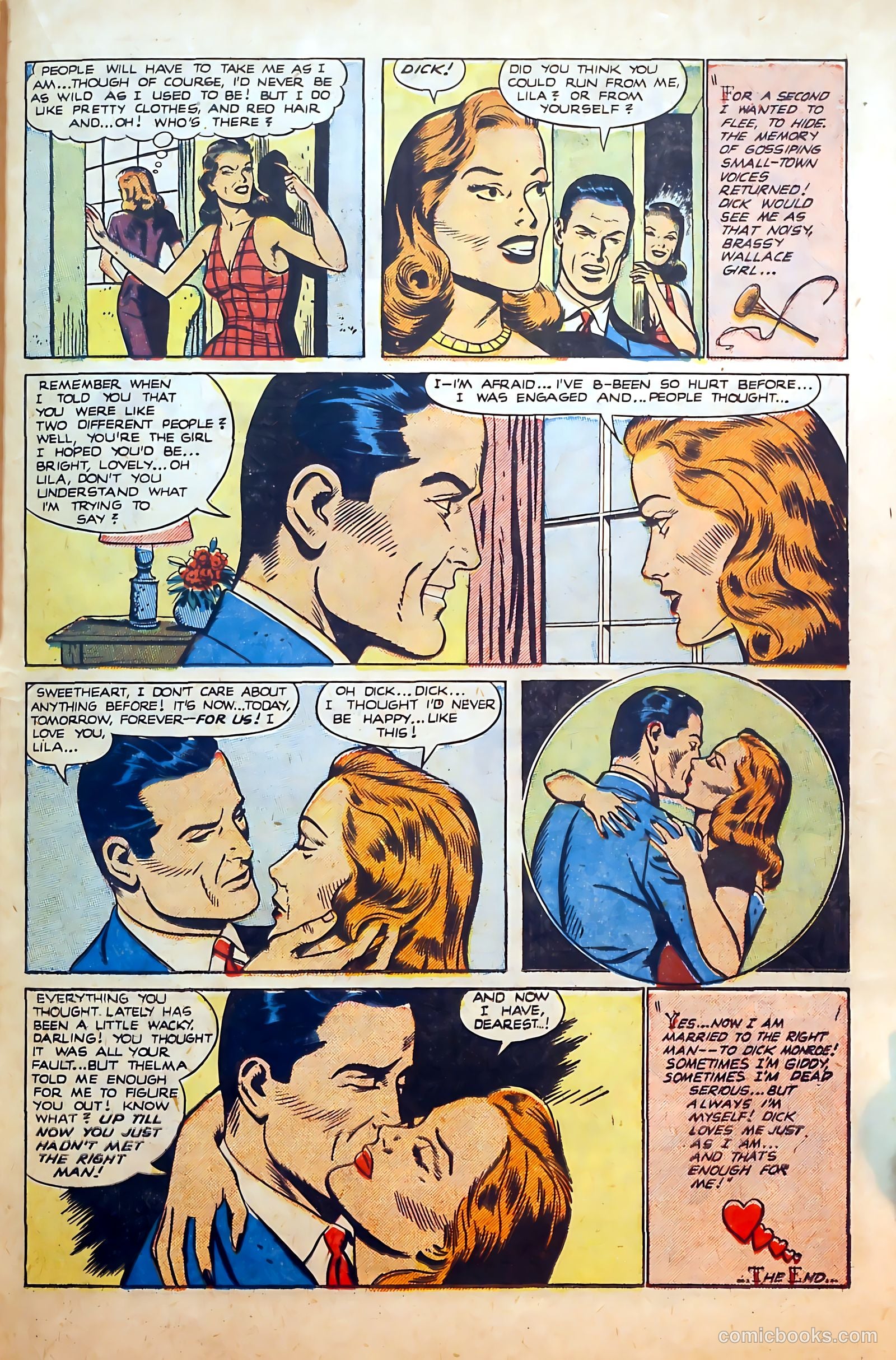 Thrilling Romances #12 (1951) — page 23 of 36