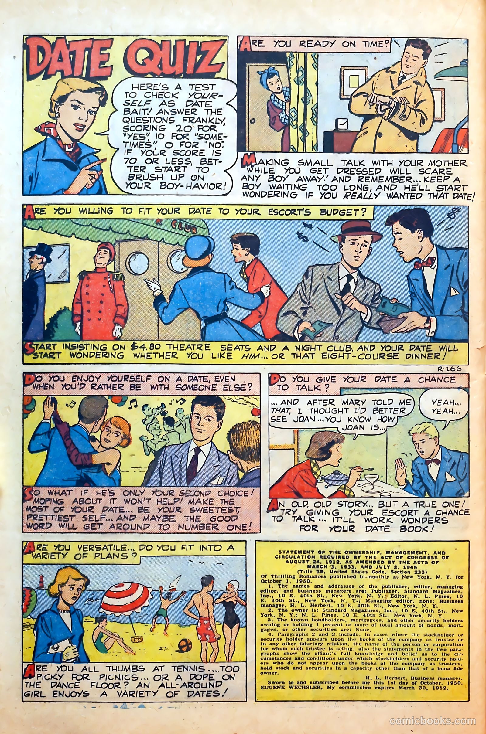 Thrilling Romances #12 (1951) — page 24 of 36