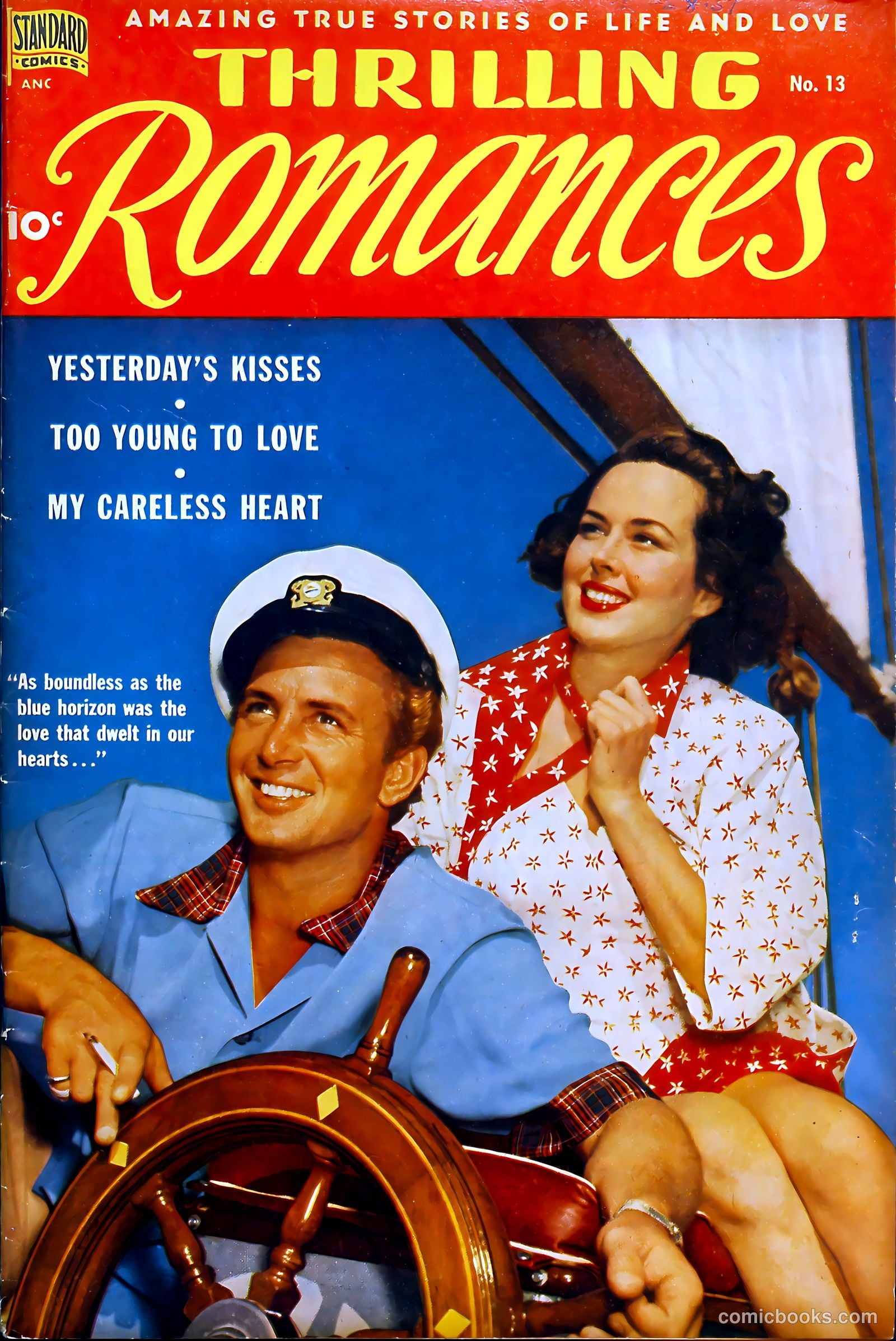 Thrilling Romances #13 cover