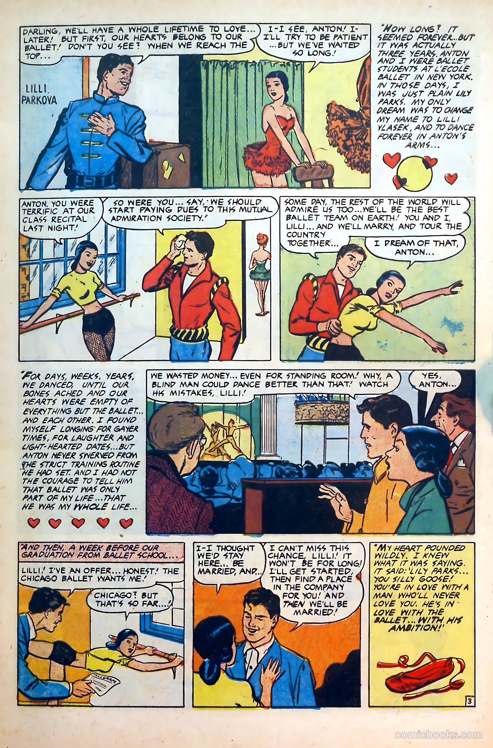 Thrilling Romances #13 (1951) — page 5 of 36