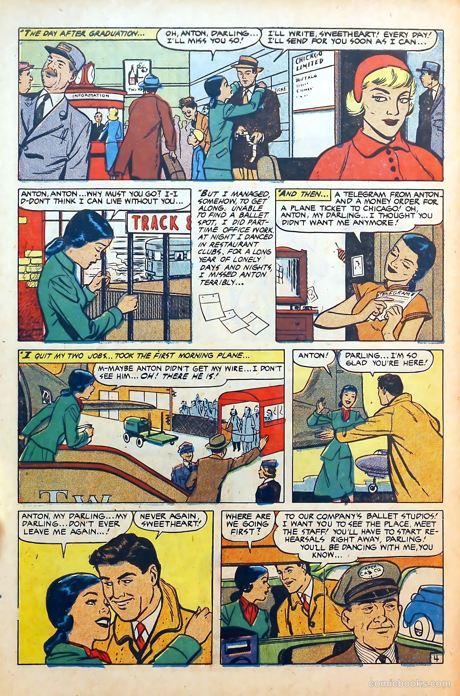 Thrilling Romances #13 (1951) — page 6 of 36