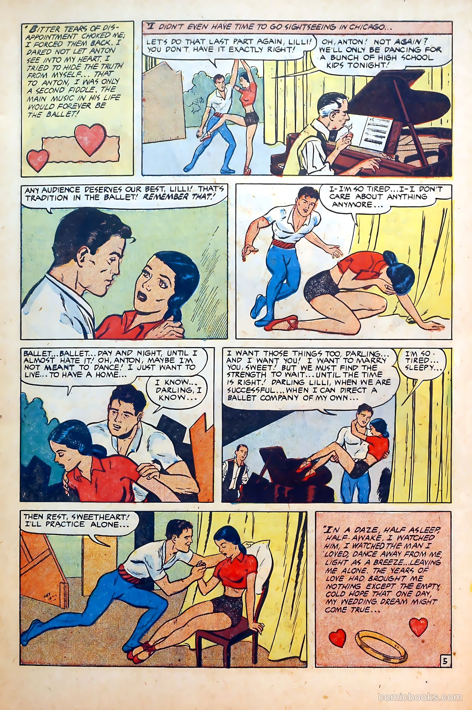 Thrilling Romances #13 (1951) — page 7 of 36