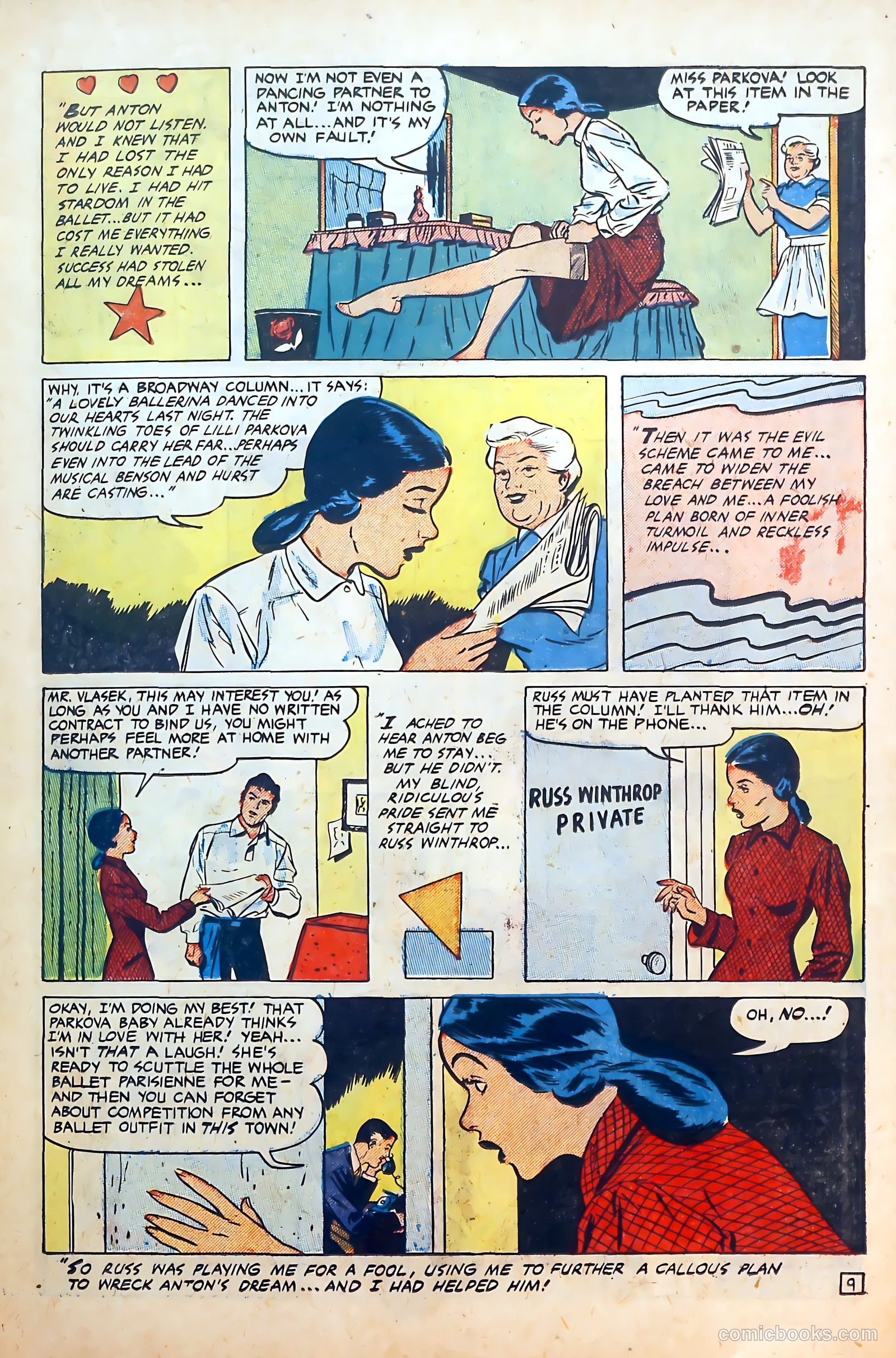 Thrilling Romances #13 (1951) — page 11 of 36