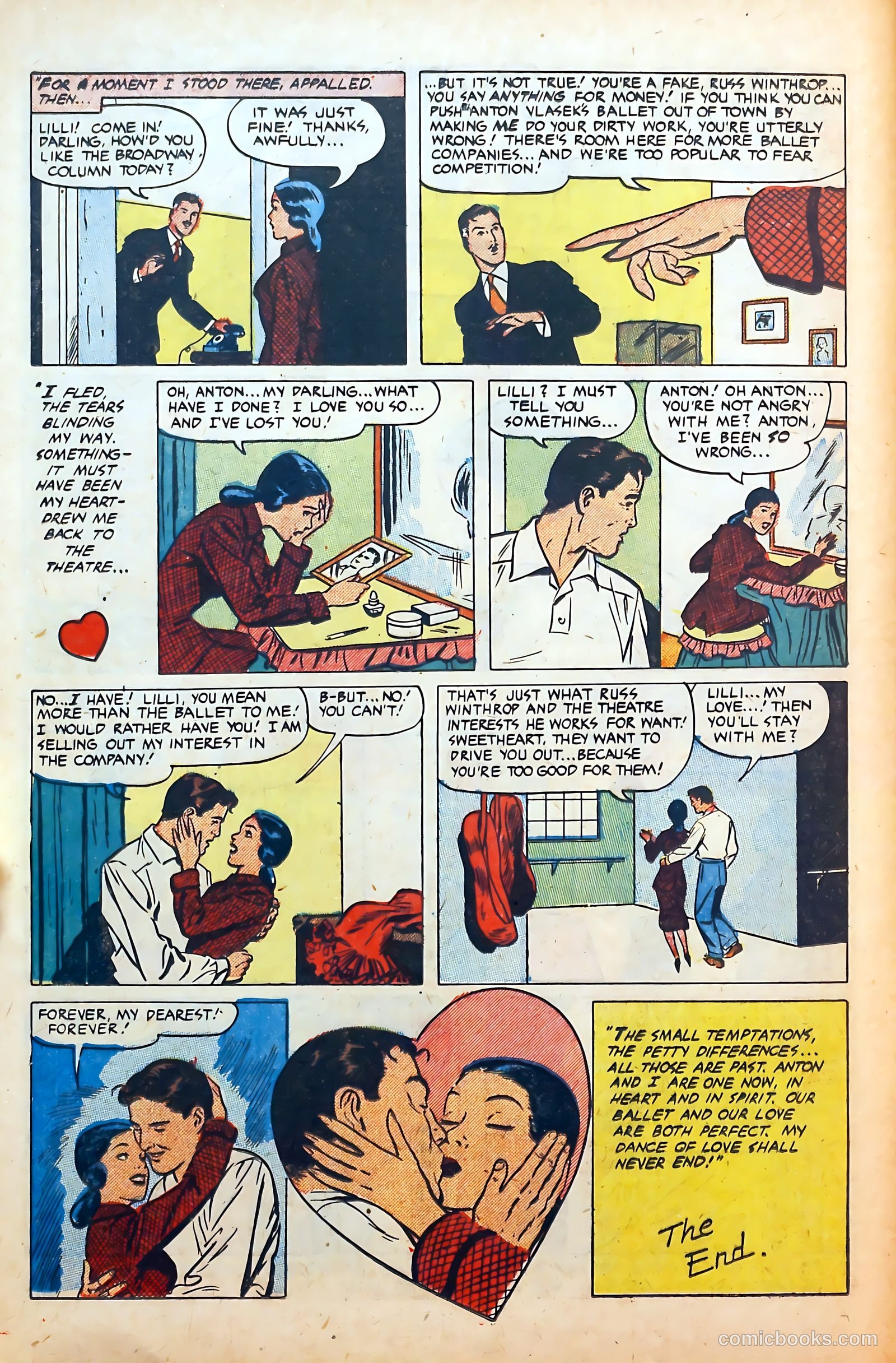 Thrilling Romances #13 (1951) — page 12 of 36