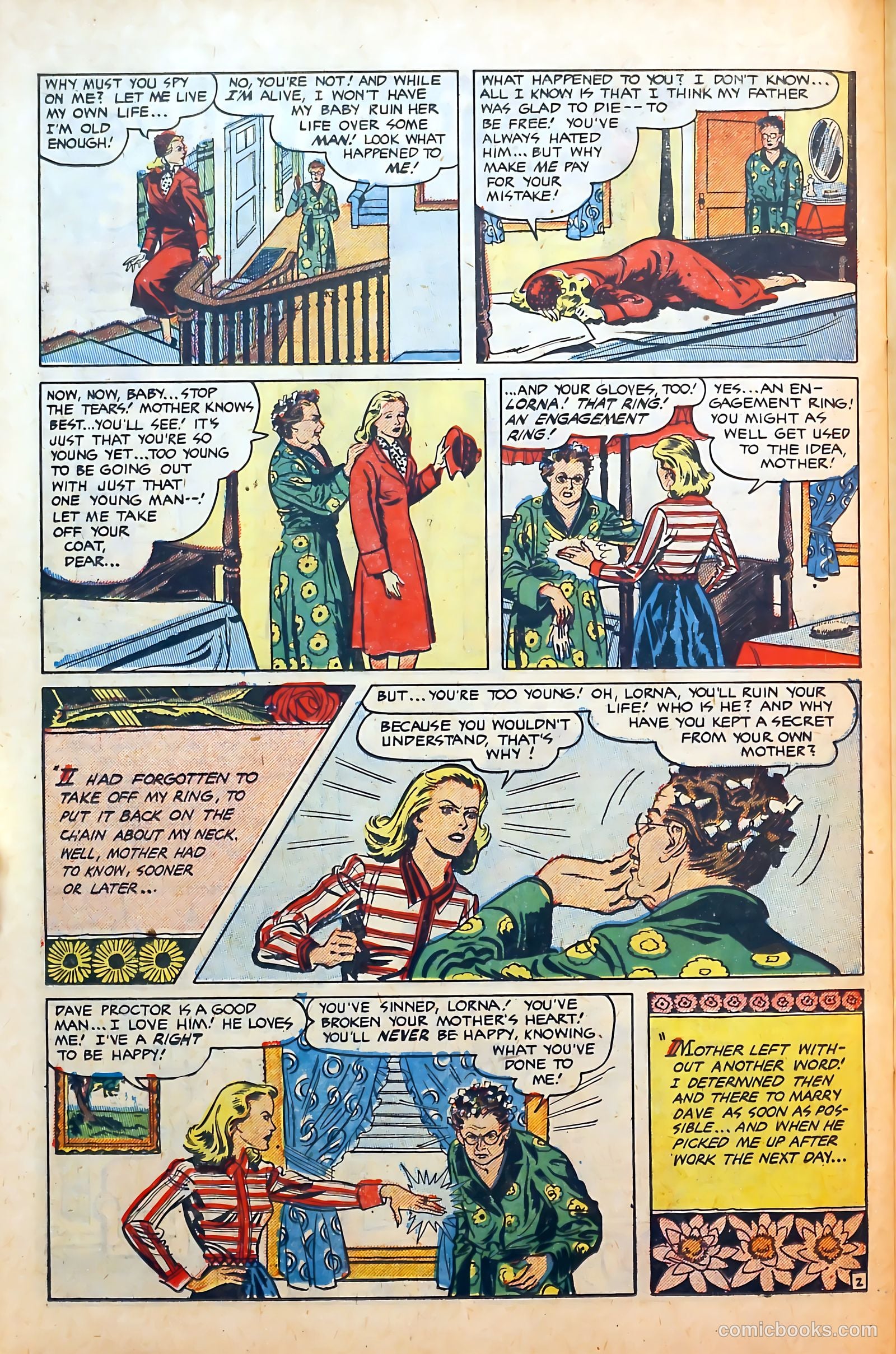 Thrilling Romances #13 (1951) — page 26 of 36