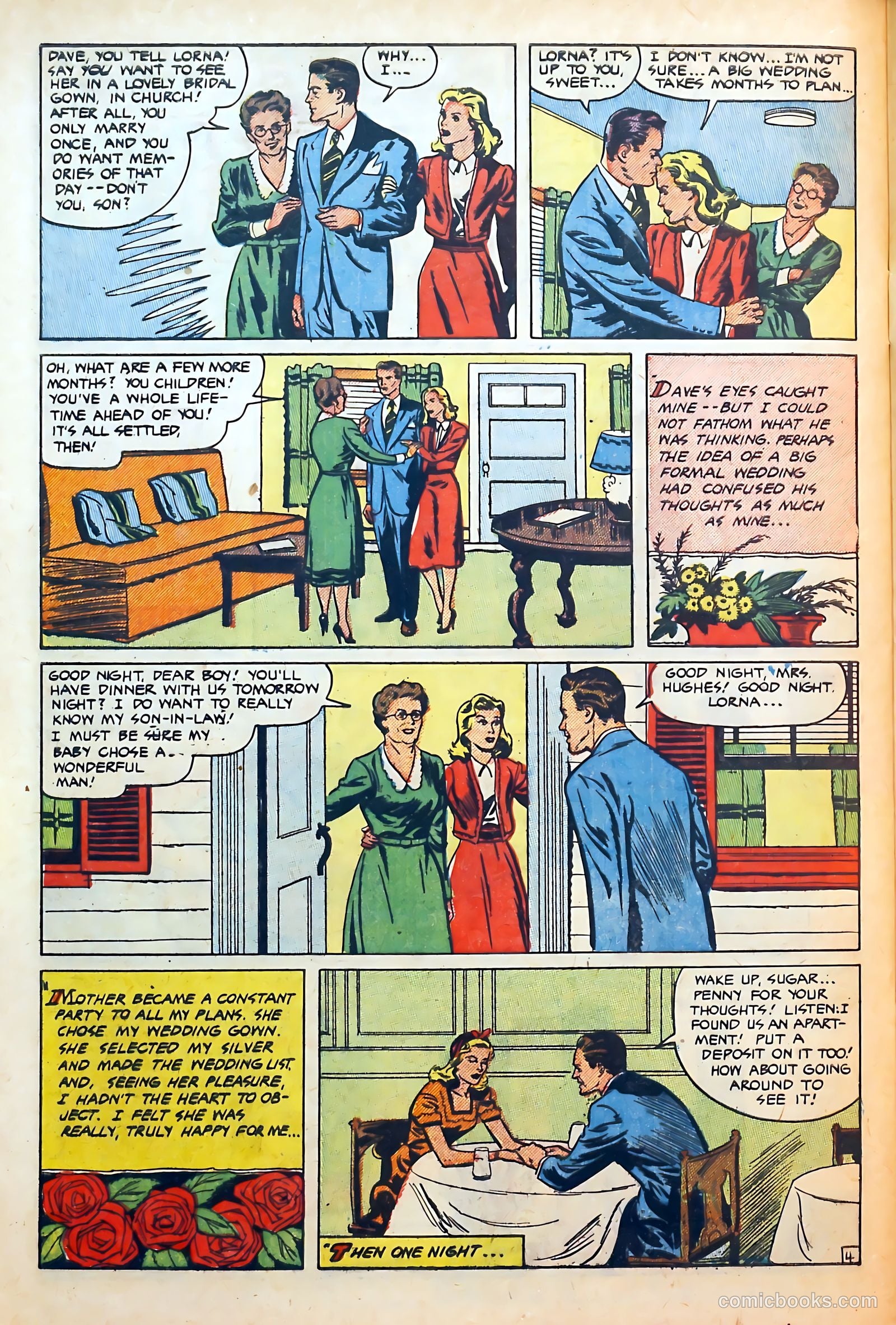 Thrilling Romances #13 (1951) — page 28 of 36