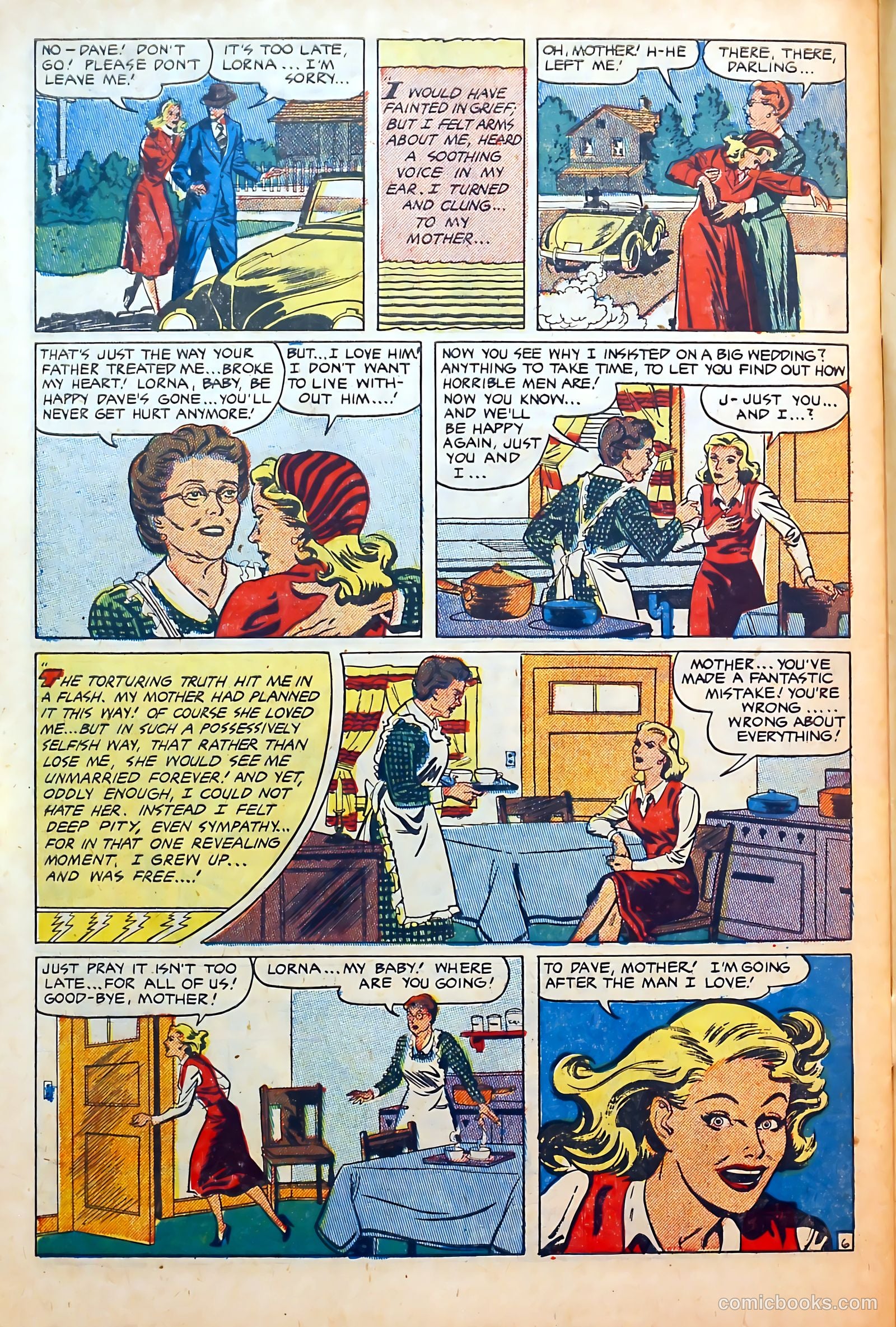 Thrilling Romances #13 (1951) — page 30 of 36