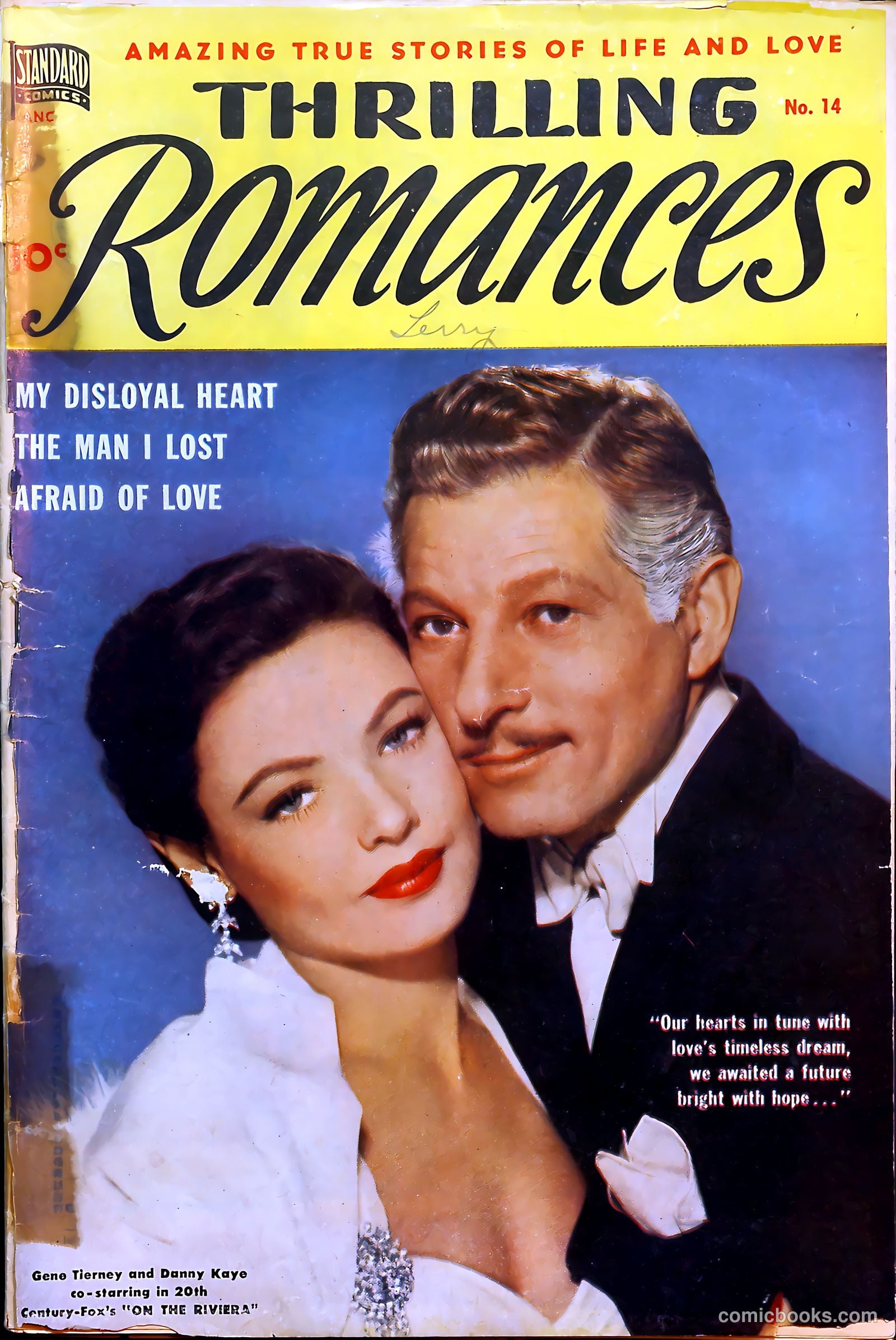 Thrilling Romances #14 cover