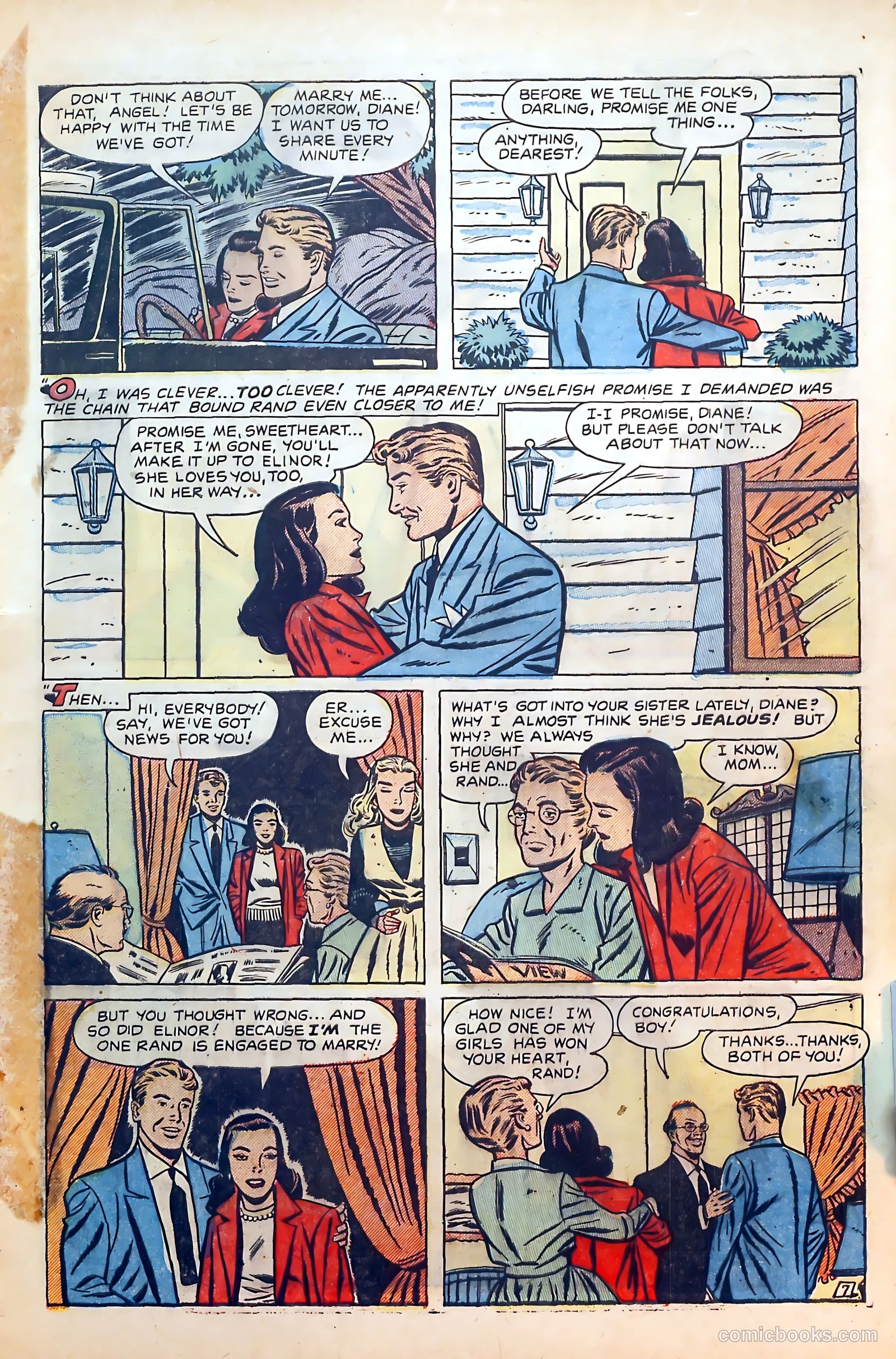 Thrilling Romances #14 (1951) — page 9 of 36