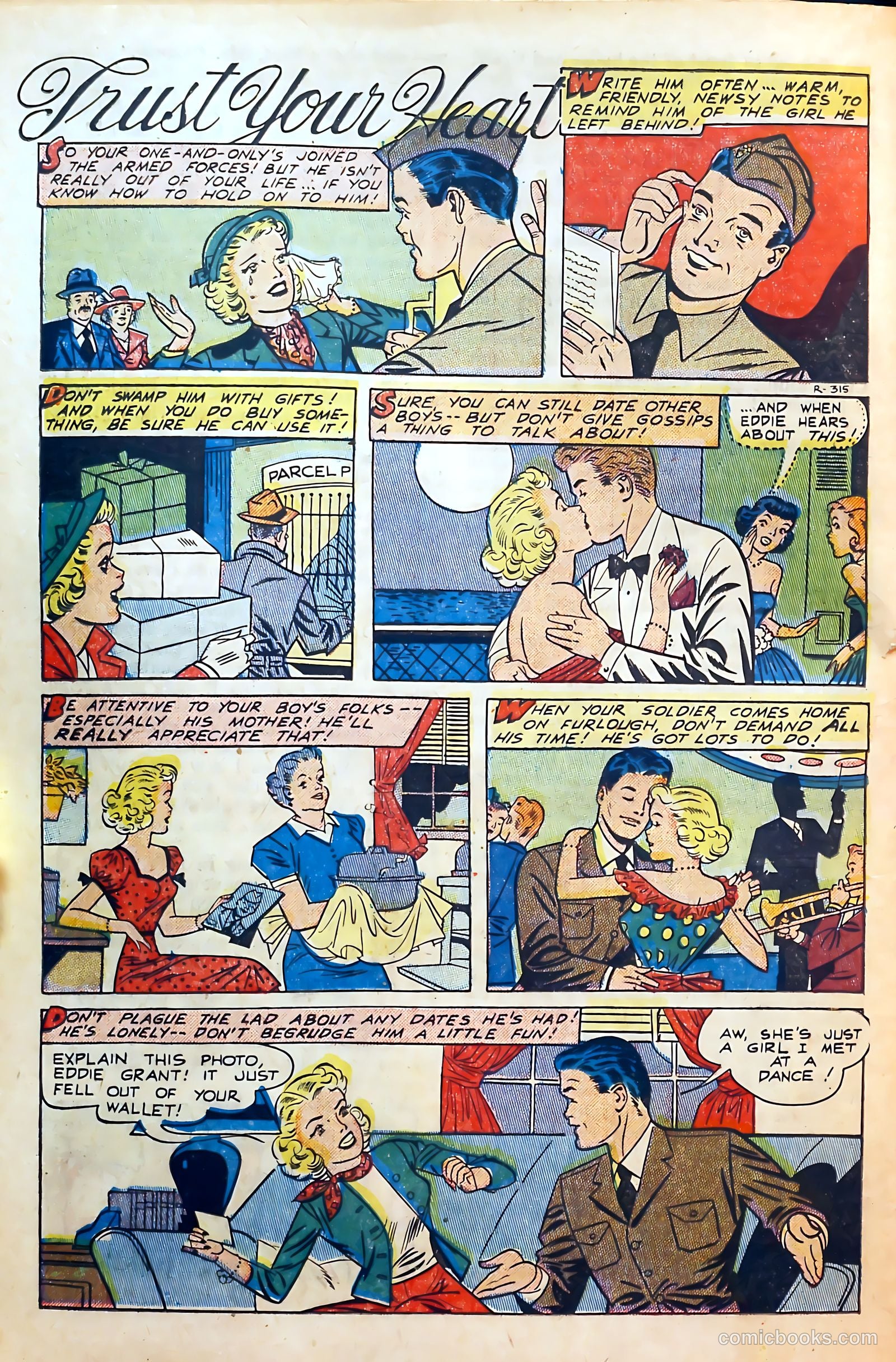 Thrilling Romances #14 (1951) — page 22 of 36