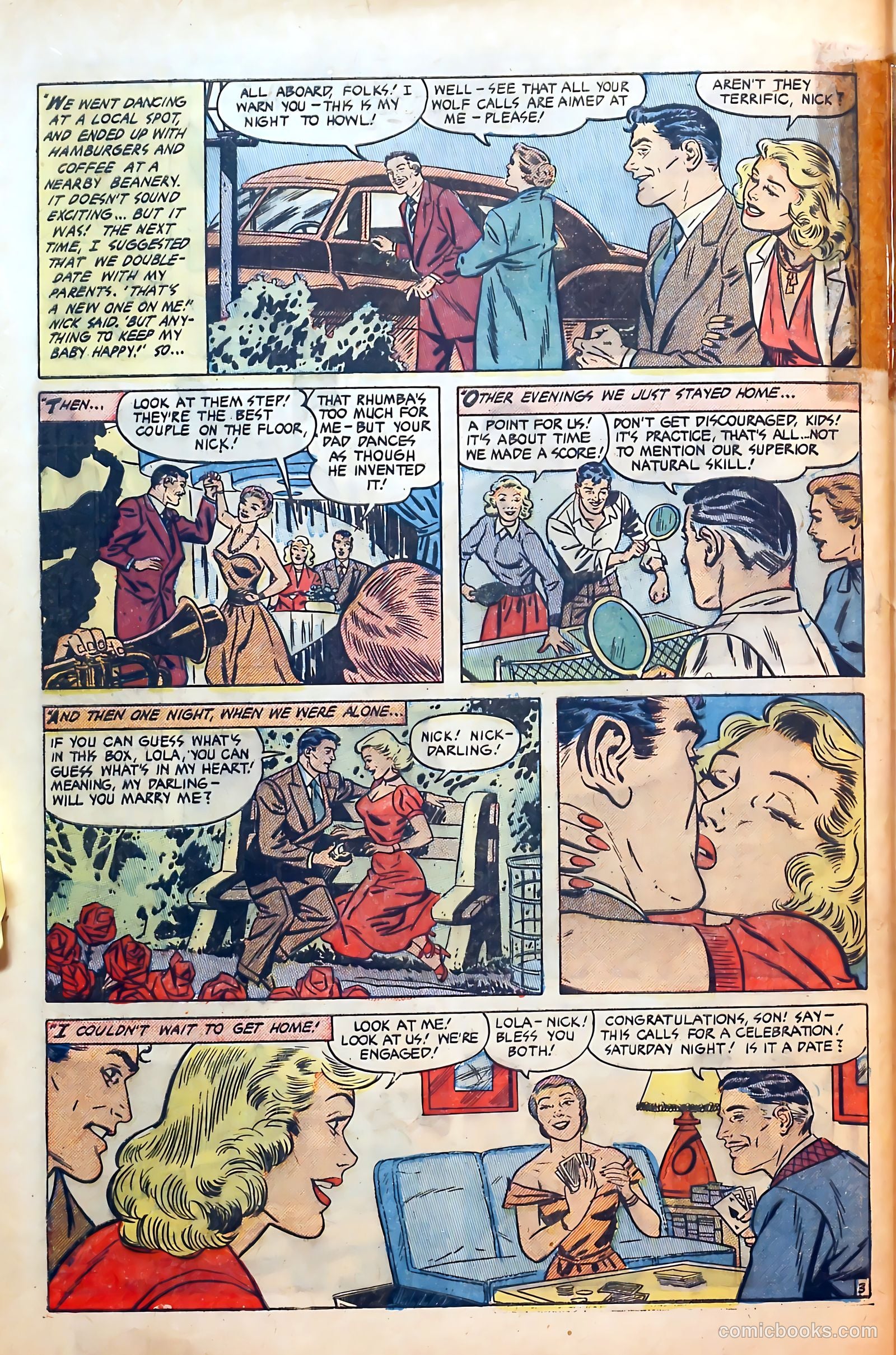 Thrilling Romances #14 (1951) — page 28 of 36