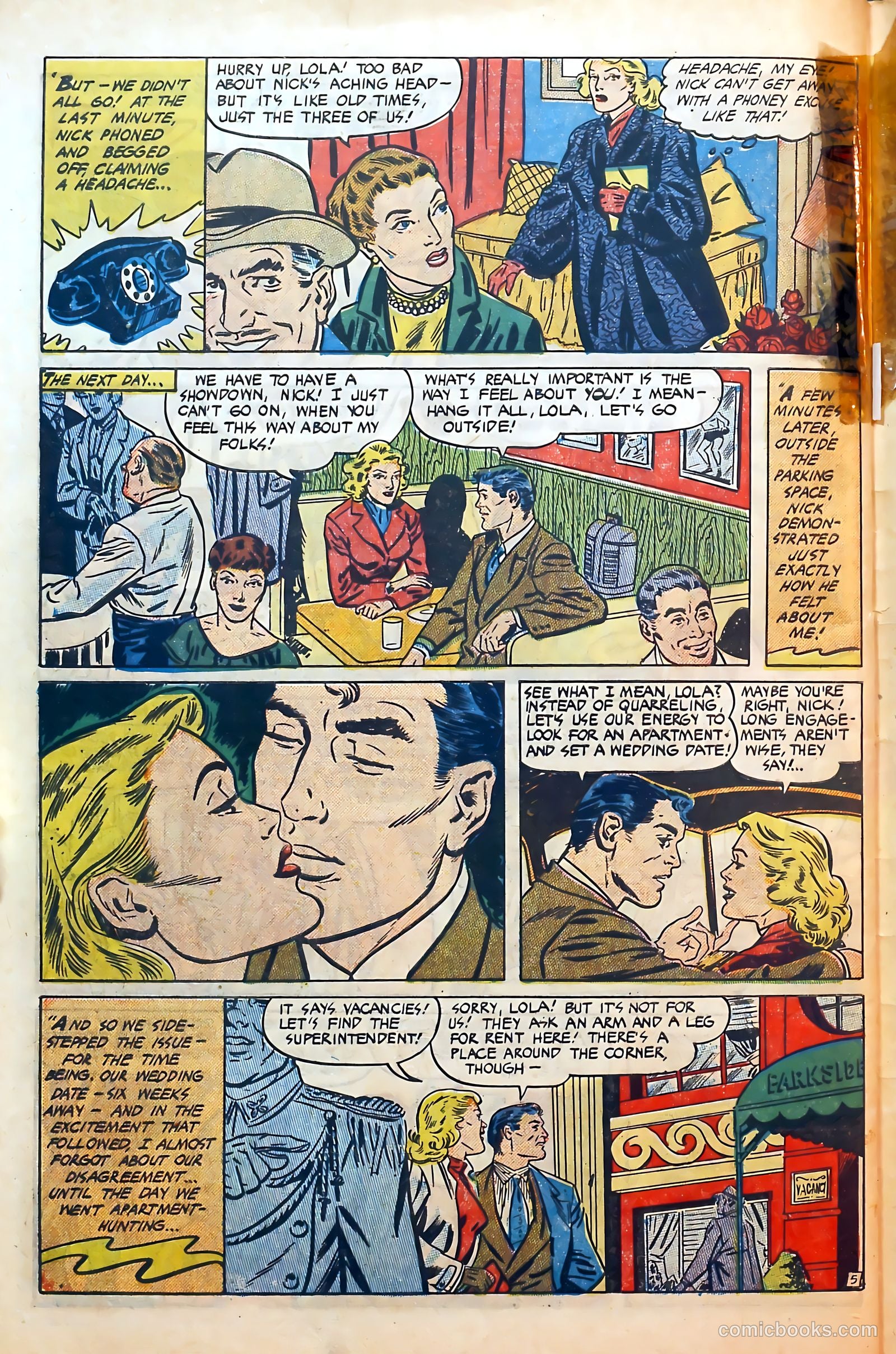 Thrilling Romances #14 (1951) — page 30 of 36