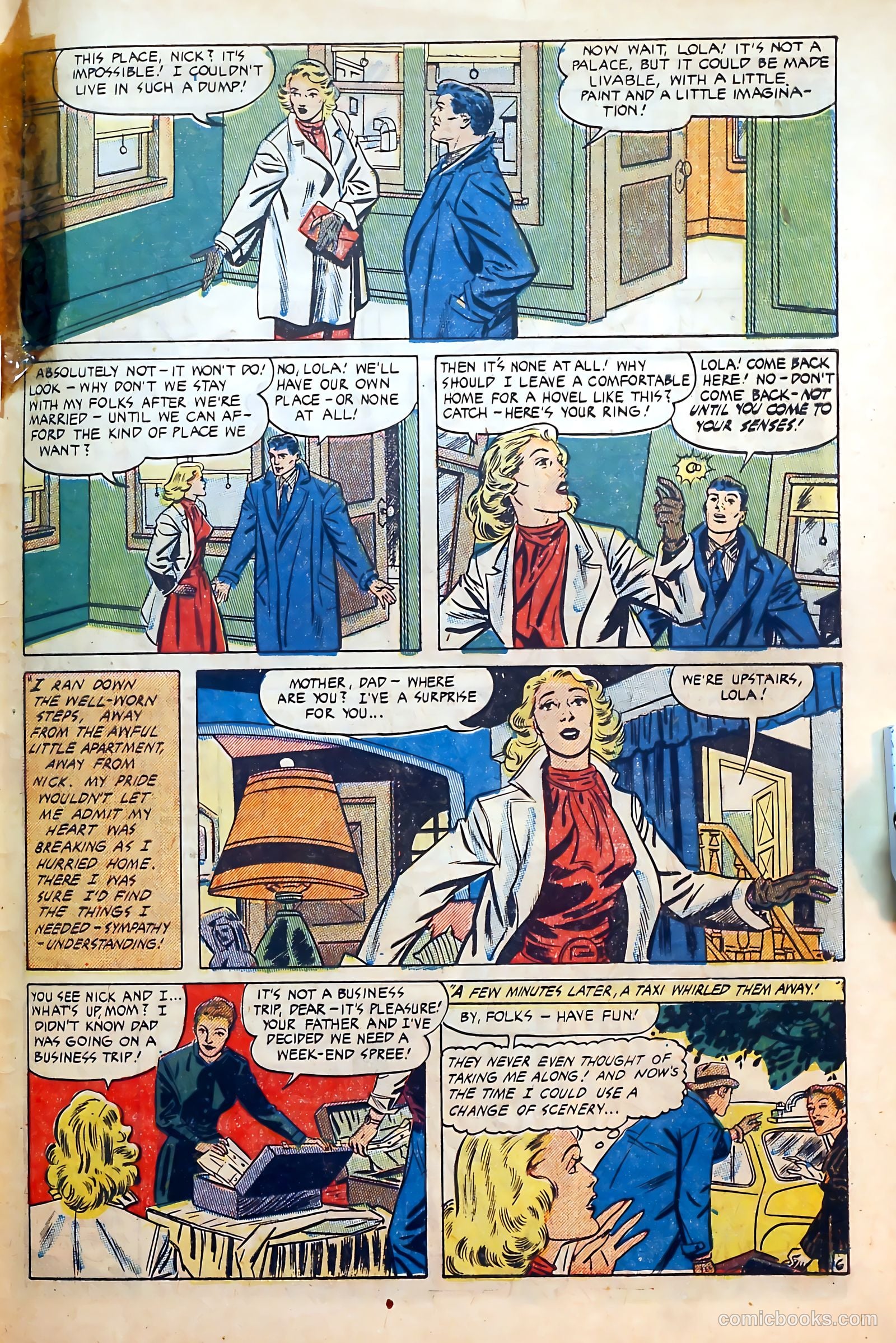Thrilling Romances #14 (1951) — page 31 of 36