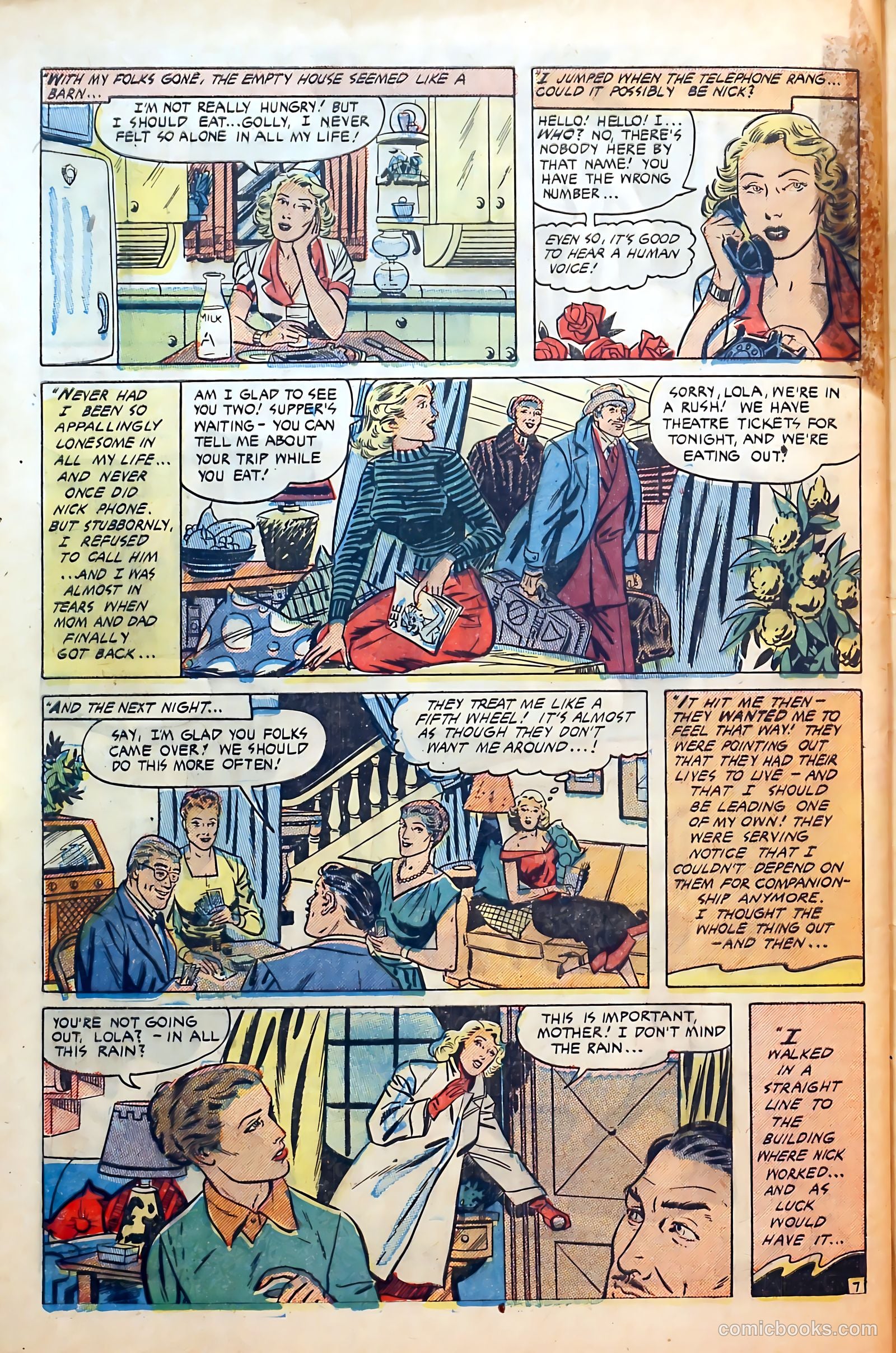 Thrilling Romances #14 (1951) — page 32 of 36