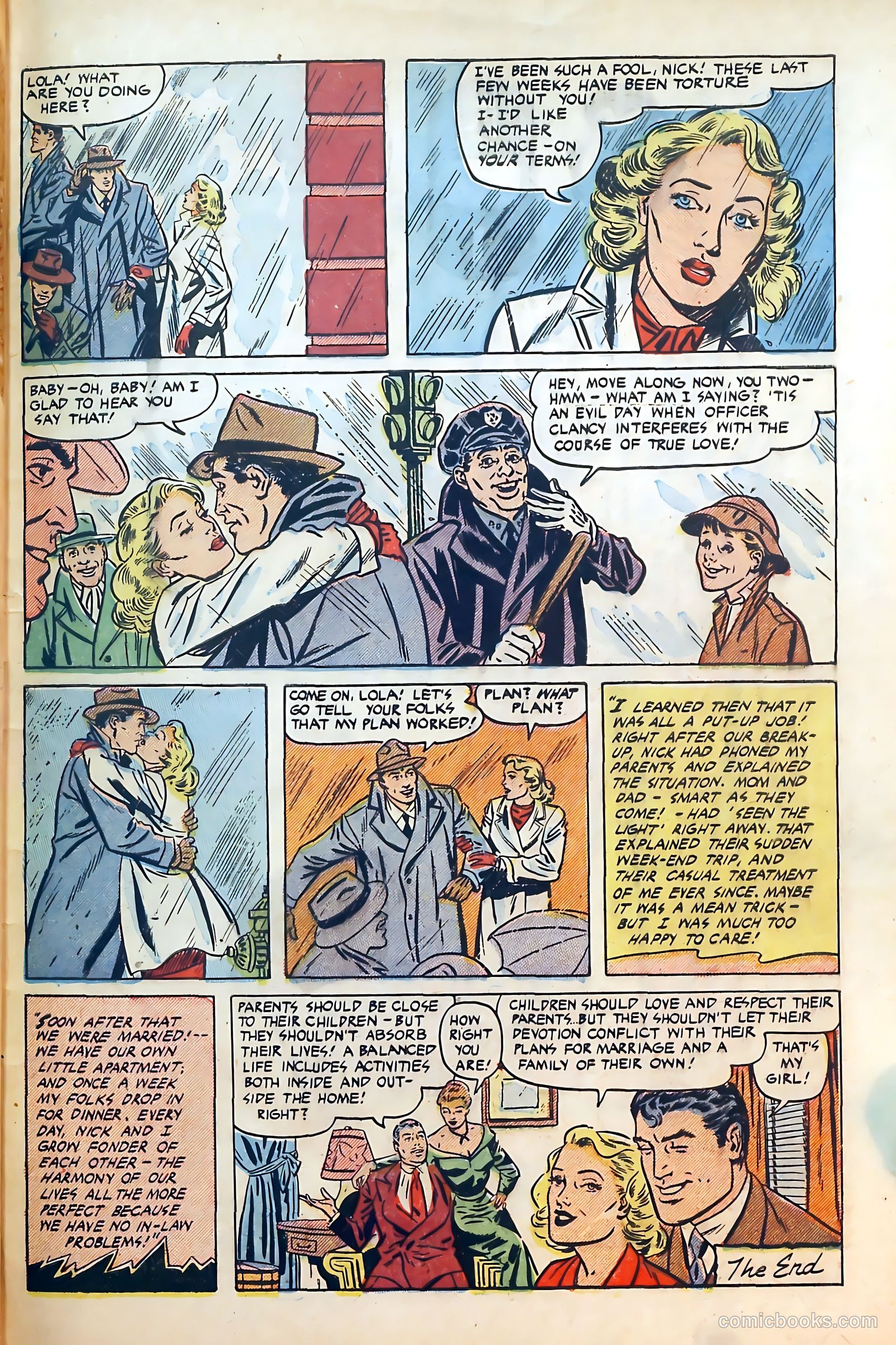 Thrilling Romances #14 (1951) — page 33 of 36