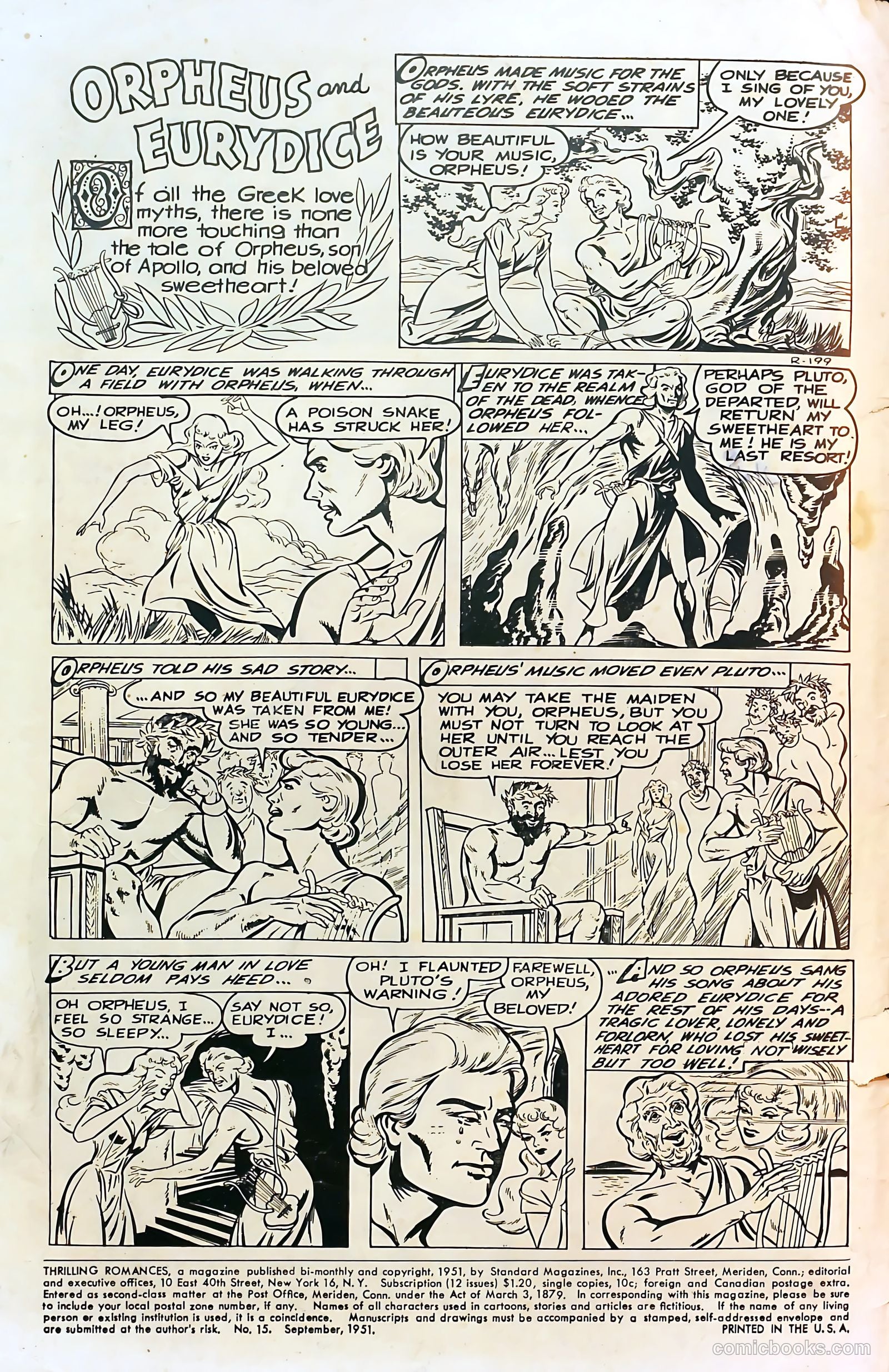 Thrilling Romances #15 (1951) — page 2 of 36