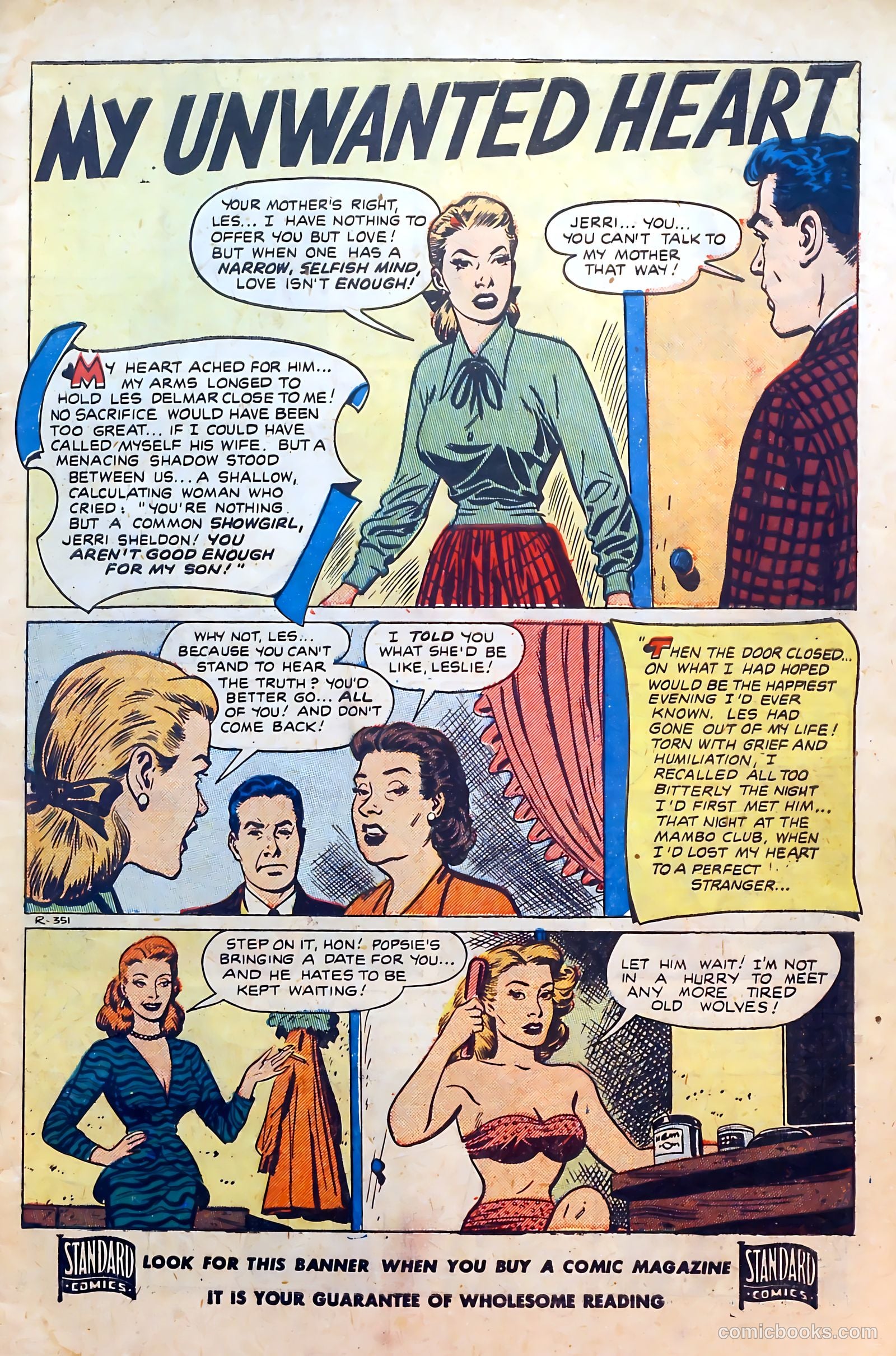 Thrilling Romances #15 (1951) — page 3 of 36