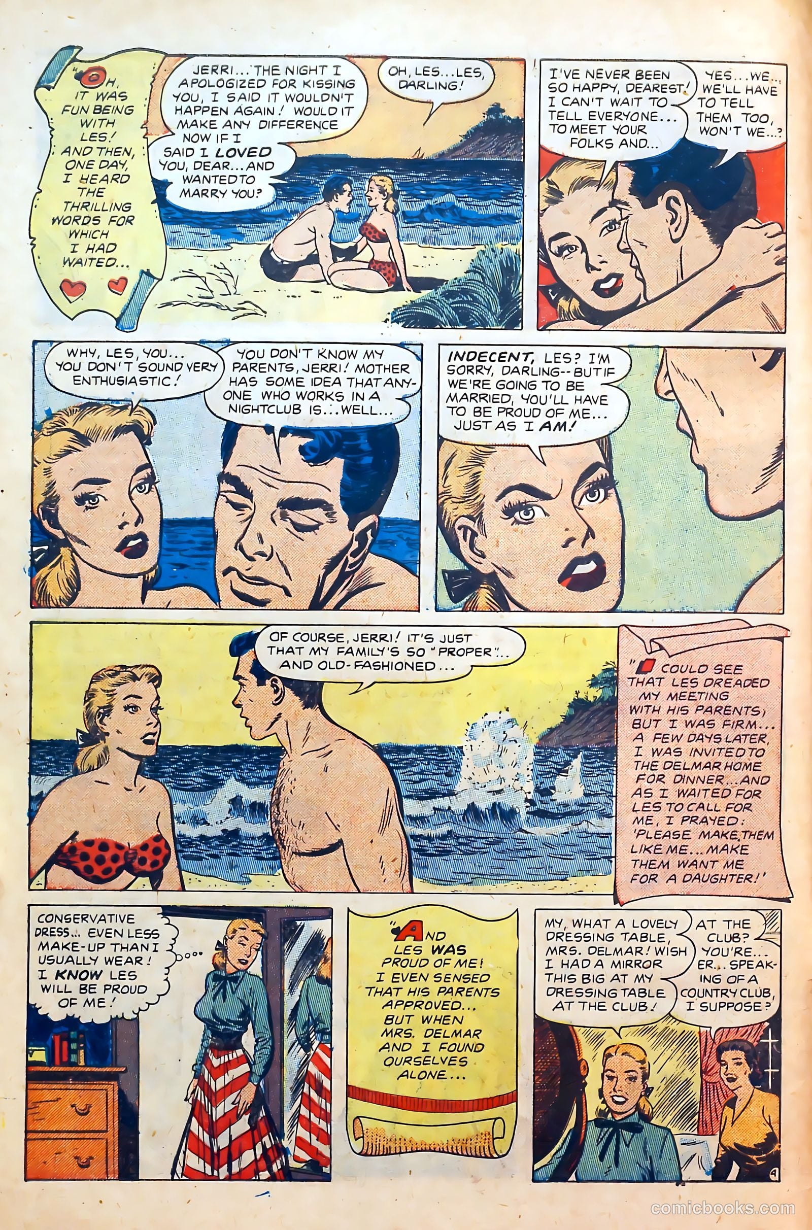 Thrilling Romances #15 (1951) — page 6 of 36