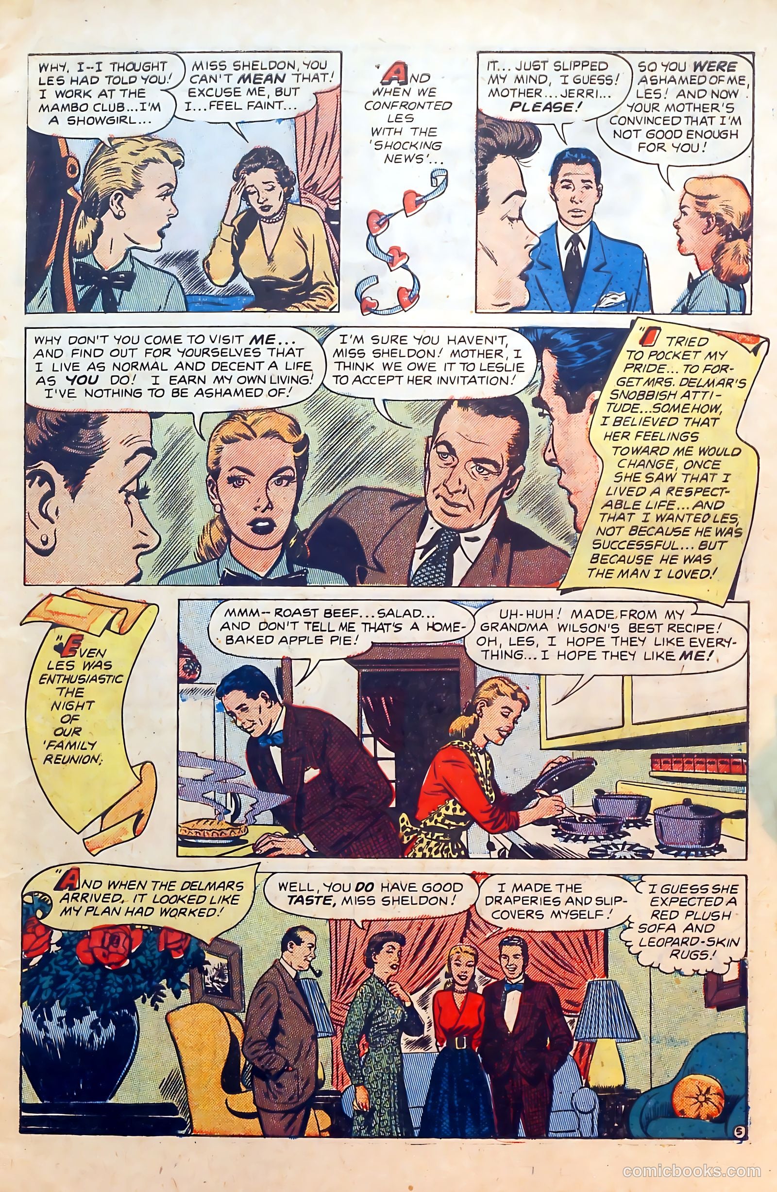 Thrilling Romances #15 (1951) — page 7 of 36
