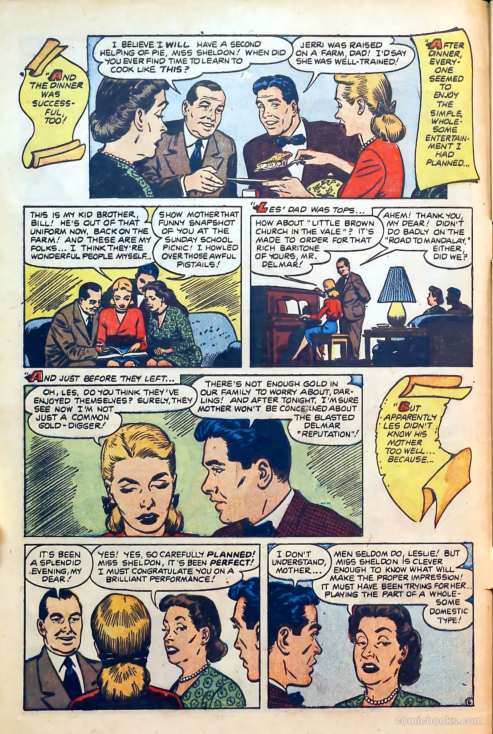 Thrilling Romances #15 (1951) — page 8 of 36