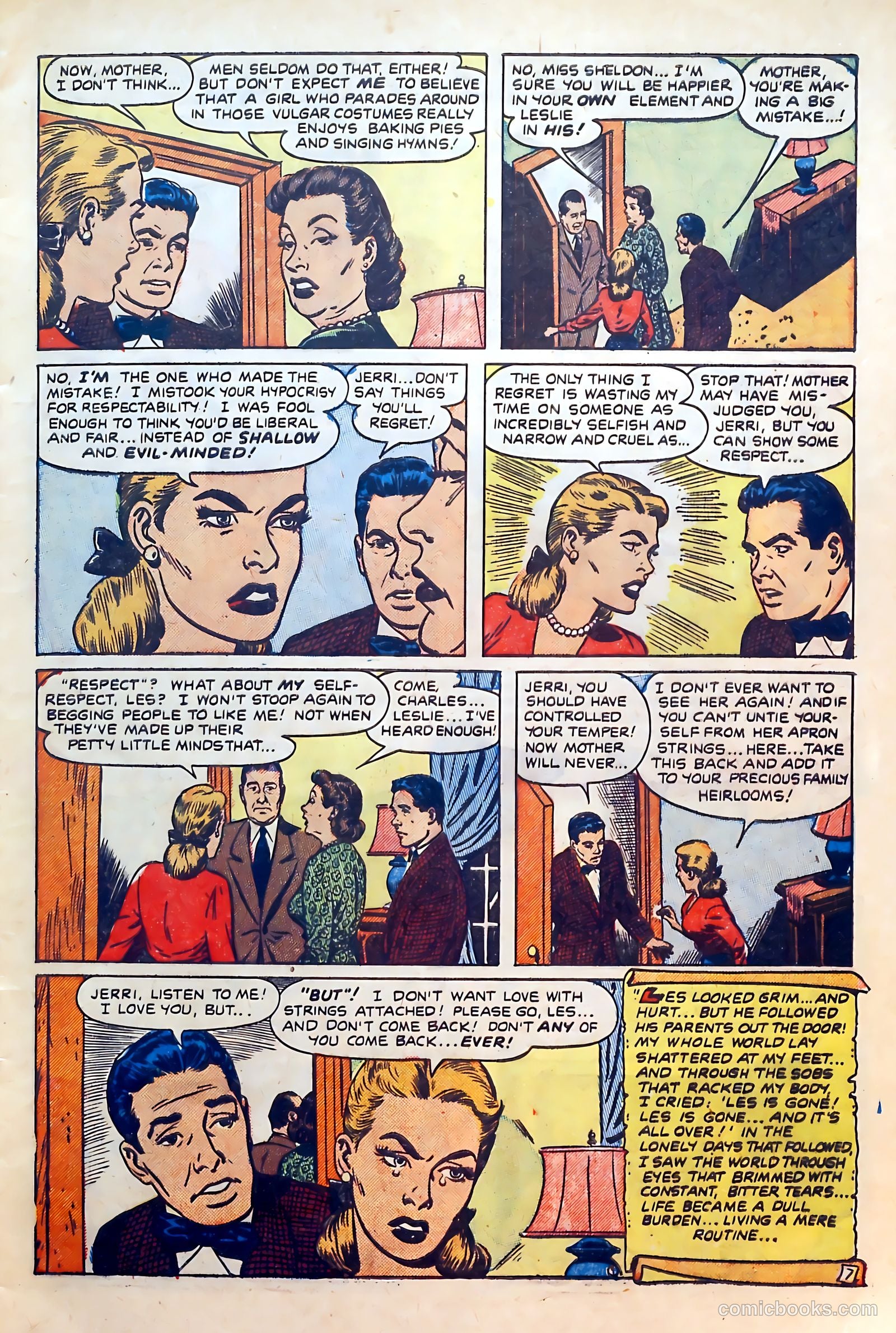 Thrilling Romances #15 (1951) — page 9 of 36