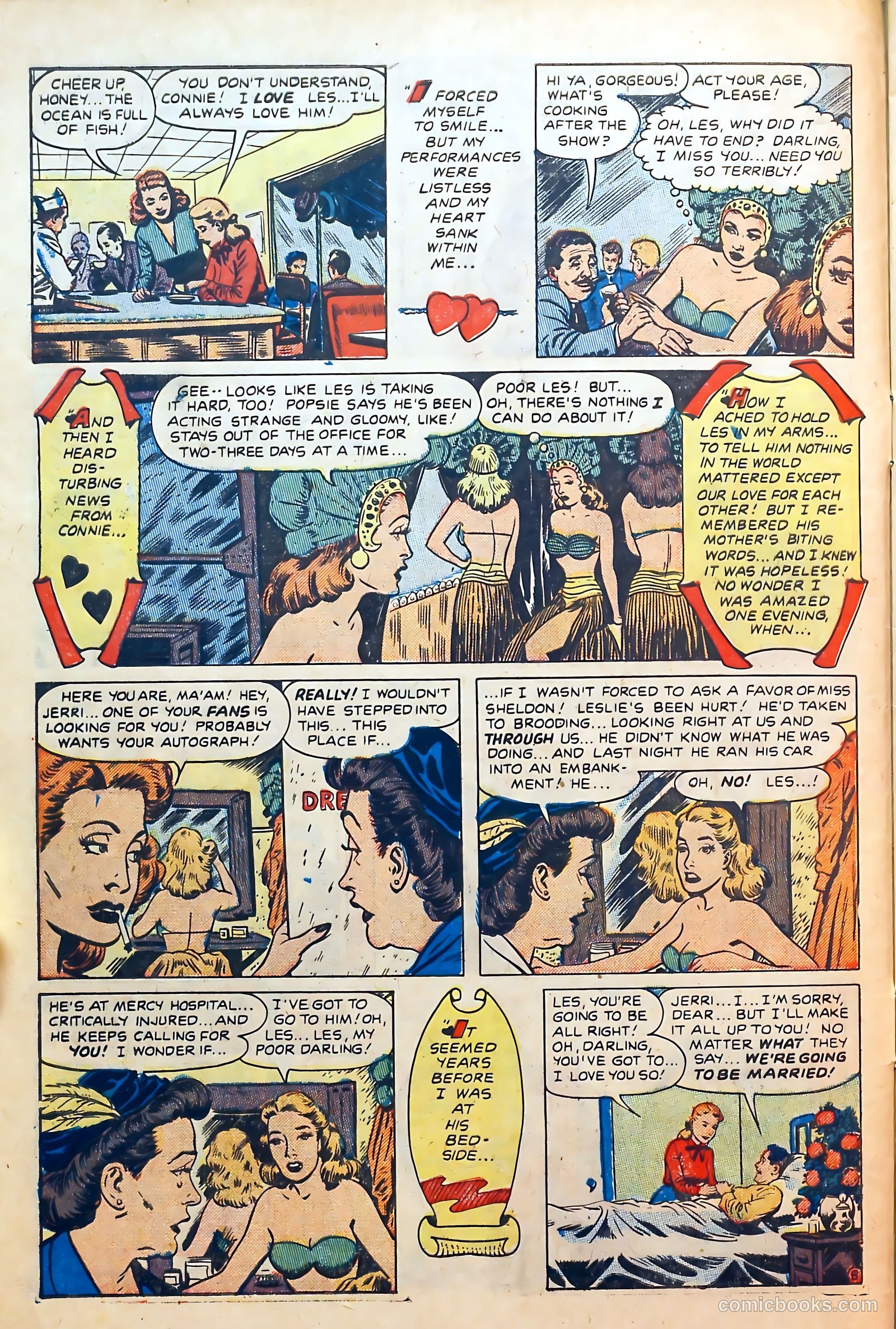 Thrilling Romances #15 (1951) — page 10 of 36
