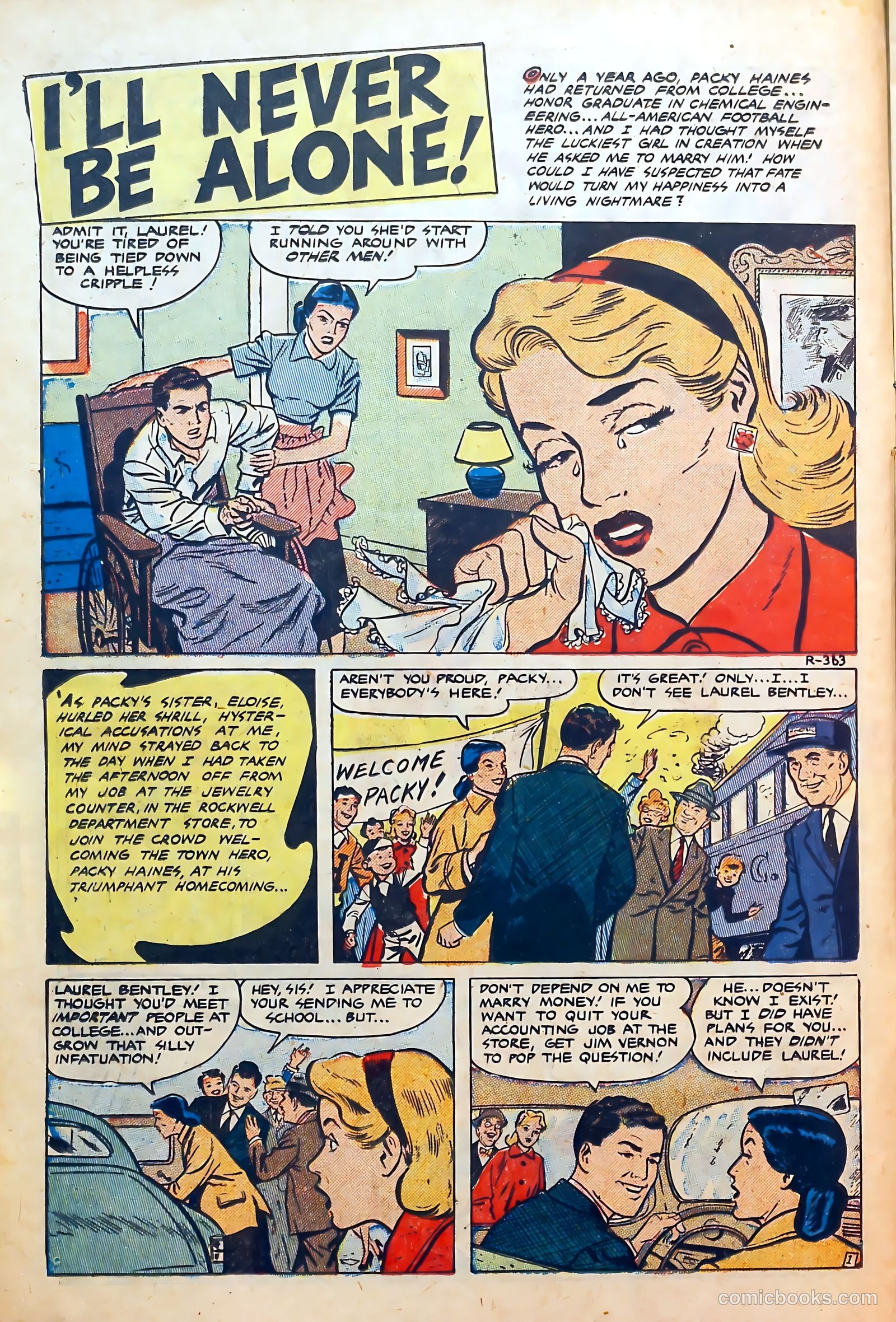 Thrilling Romances #15 (1951) — page 14 of 36