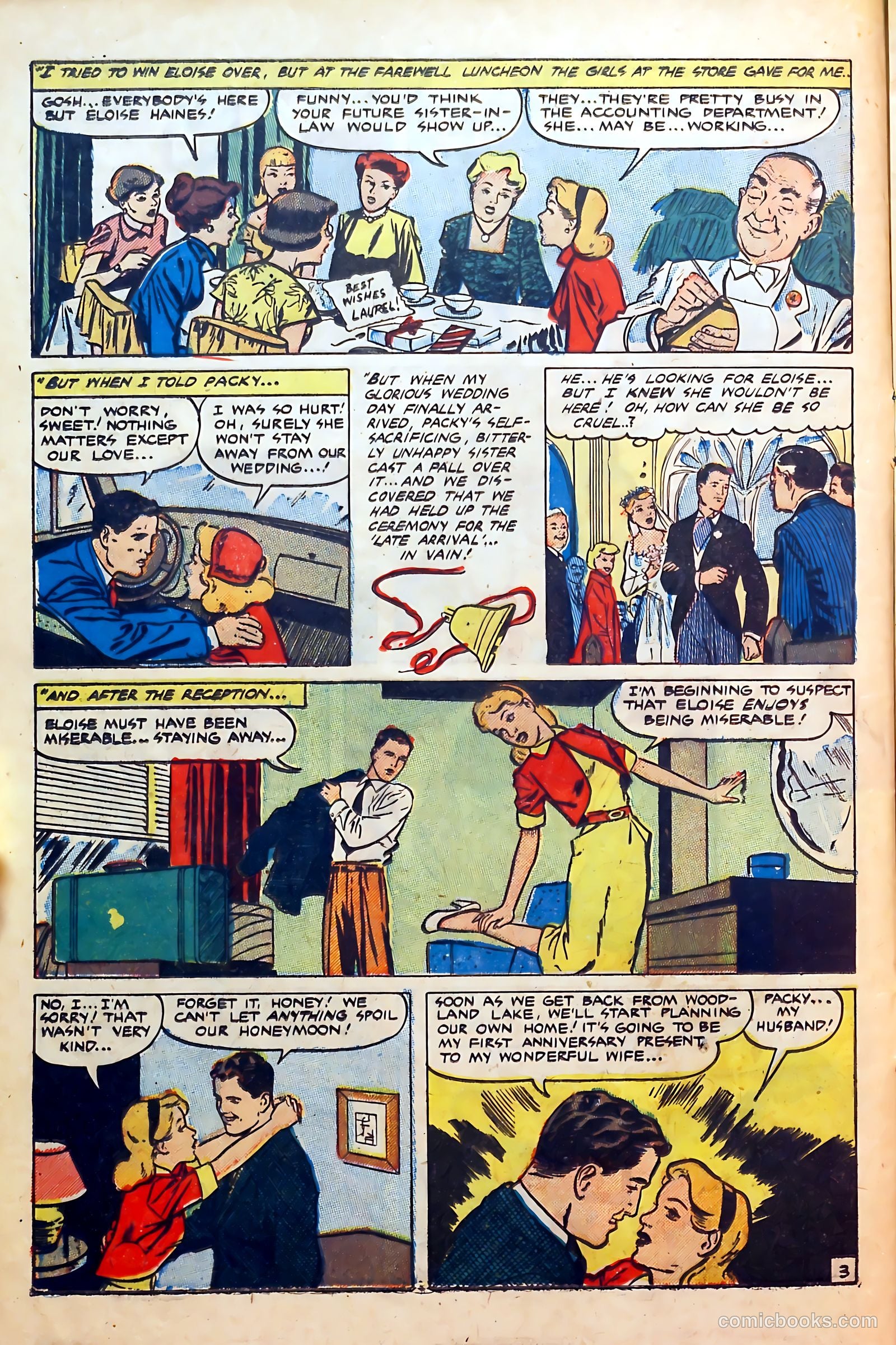 Thrilling Romances #15 (1951) — page 16 of 36