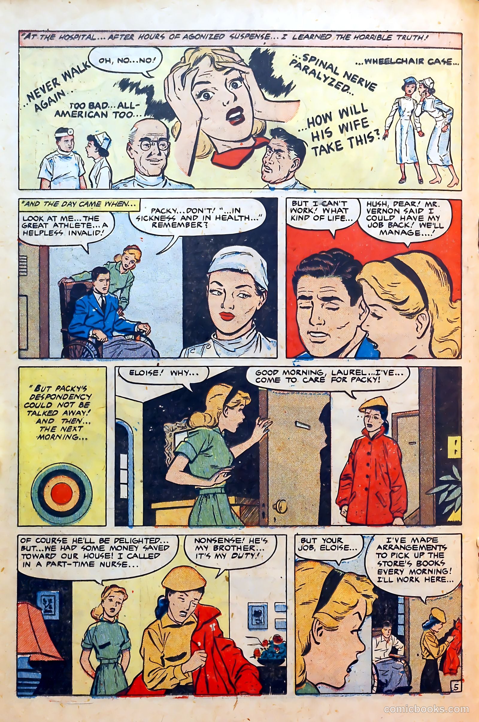Thrilling Romances #15 (1951) — page 18 of 36
