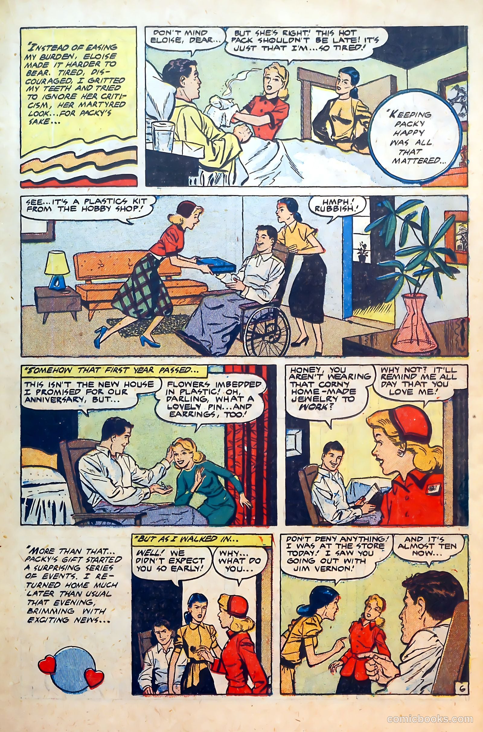 Thrilling Romances #15 (1951) — page 19 of 36