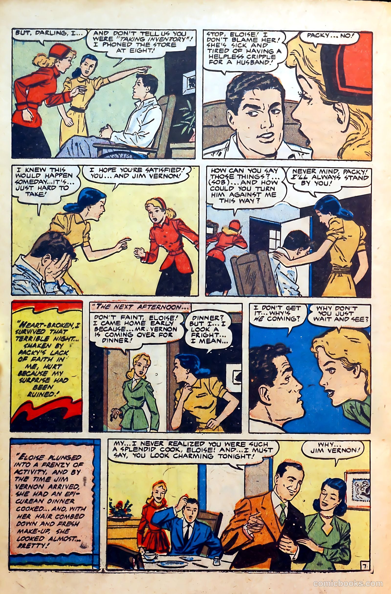 Thrilling Romances #15 (1951) — page 20 of 36
