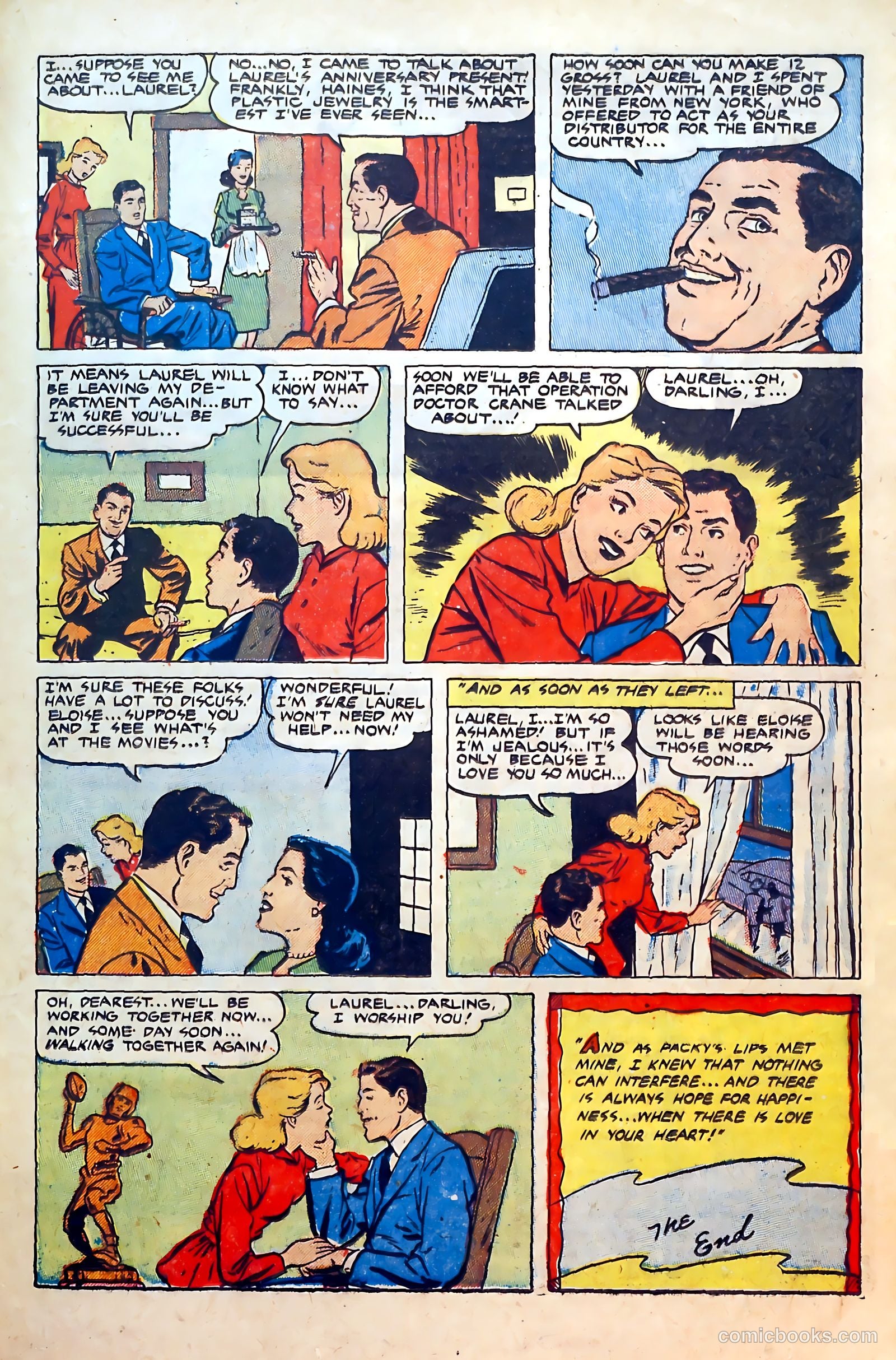 Thrilling Romances #15 (1951) — page 21 of 36
