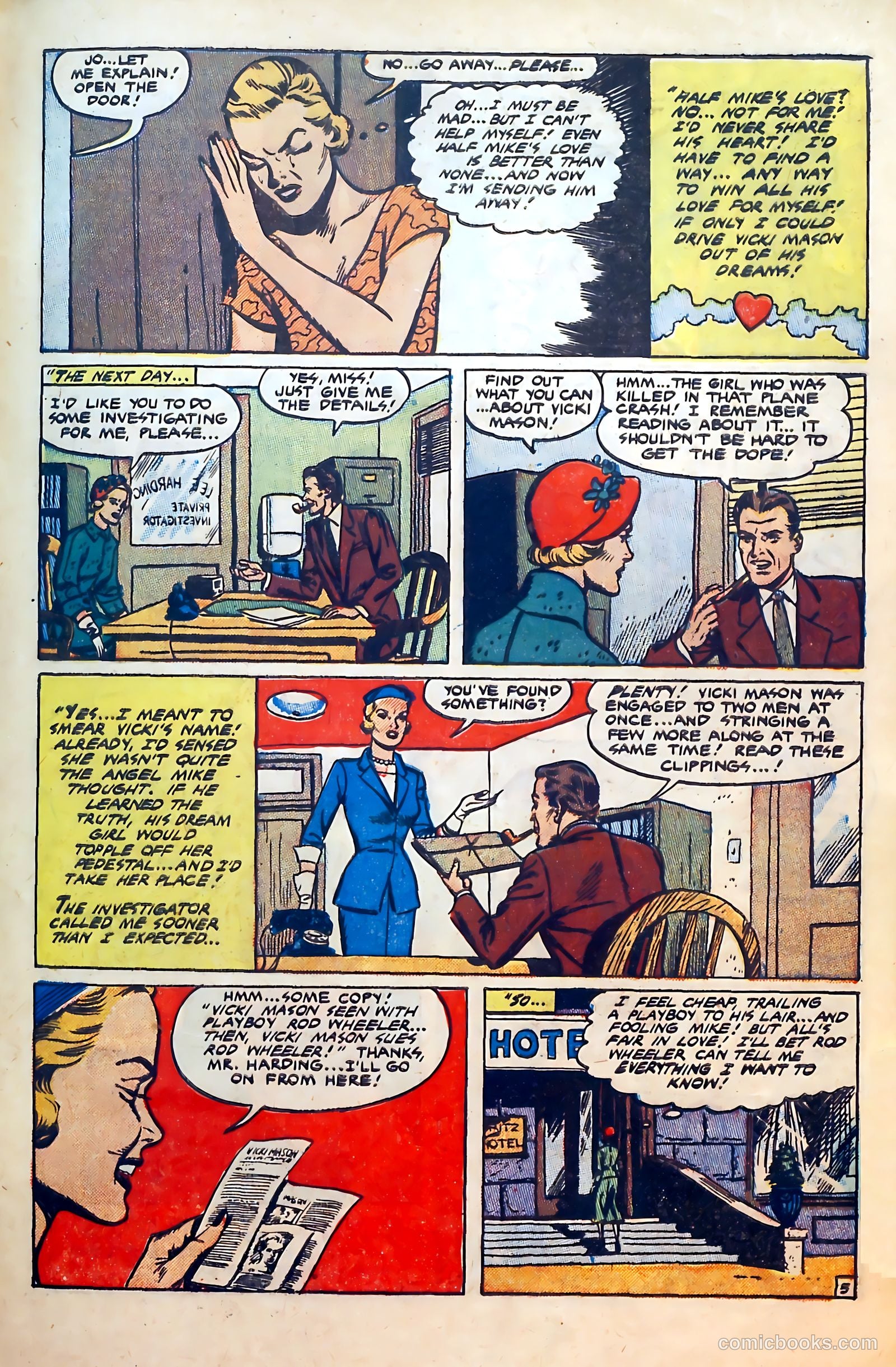 Thrilling Romances #15 (1951) — page 29 of 36
