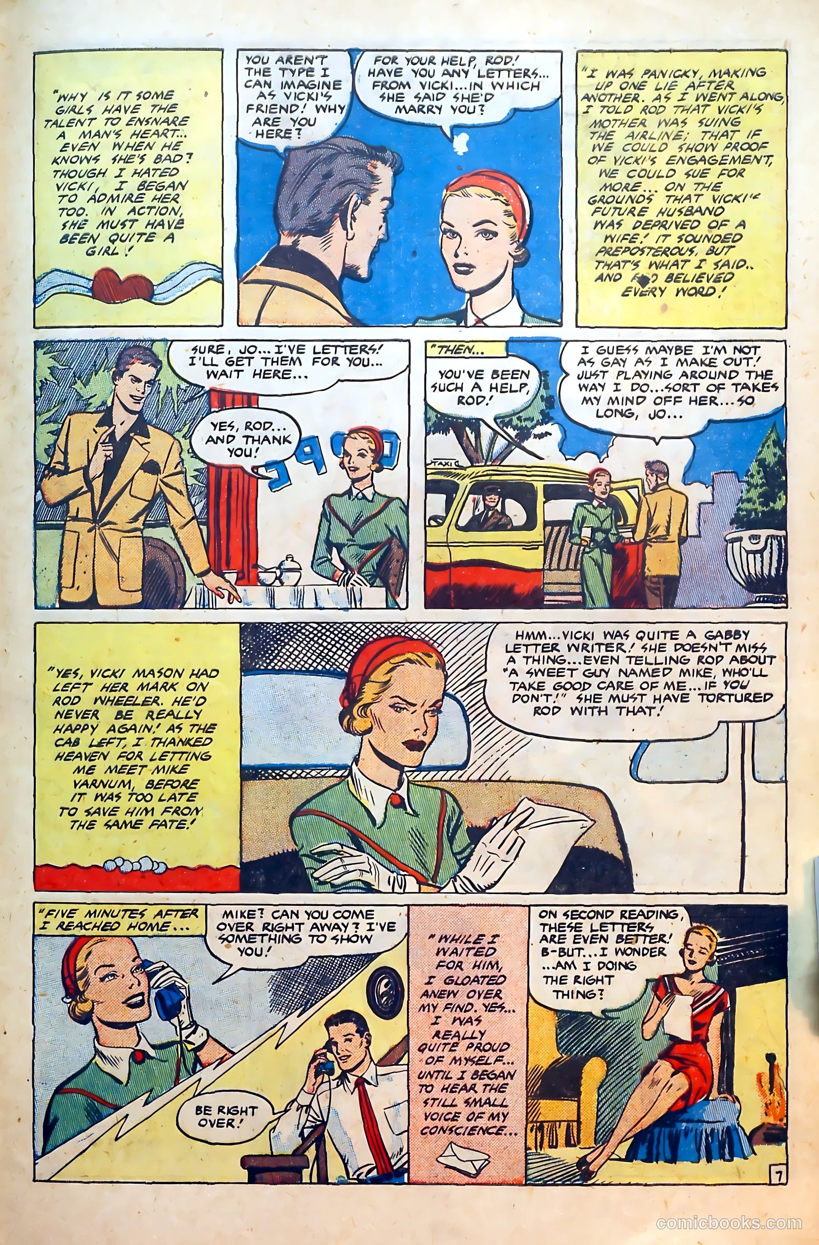 Thrilling Romances #15 (1951) — page 31 of 36