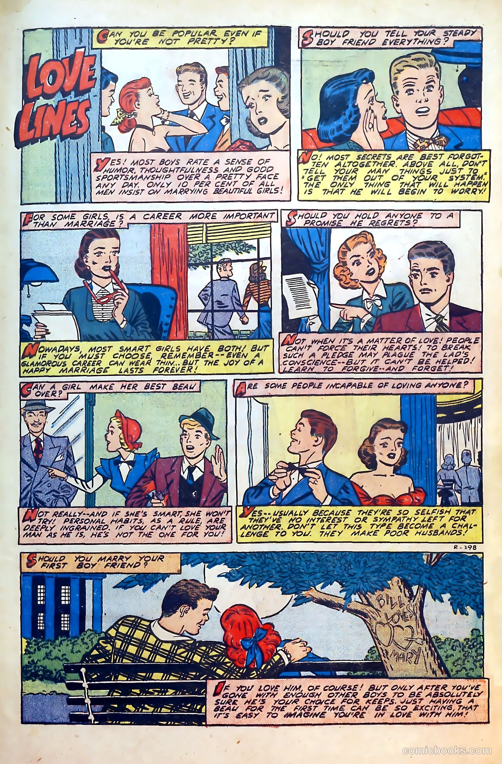 Thrilling Romances #15 (1951) — page 33 of 36