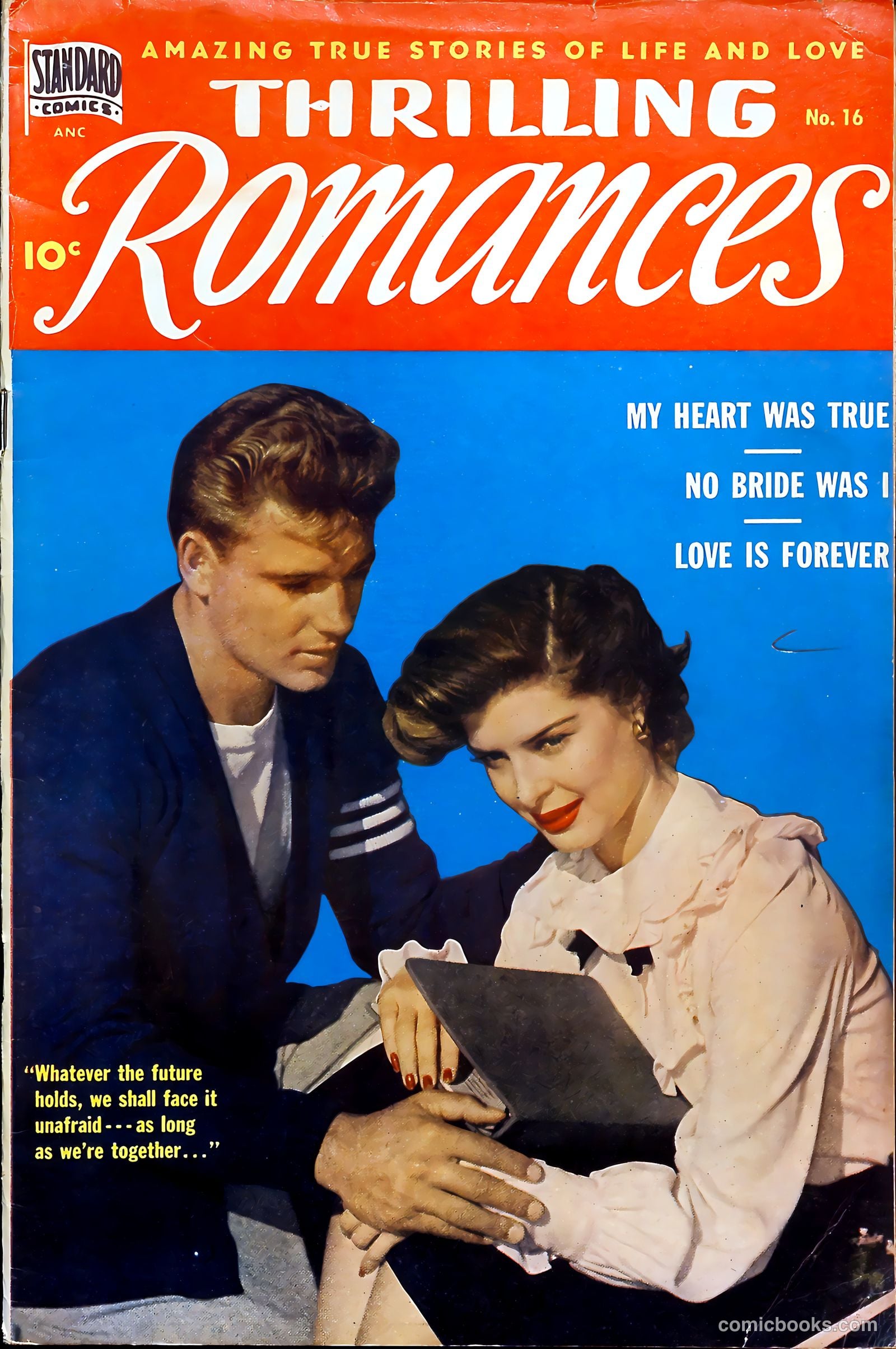 Thrilling Romances #16 cover
