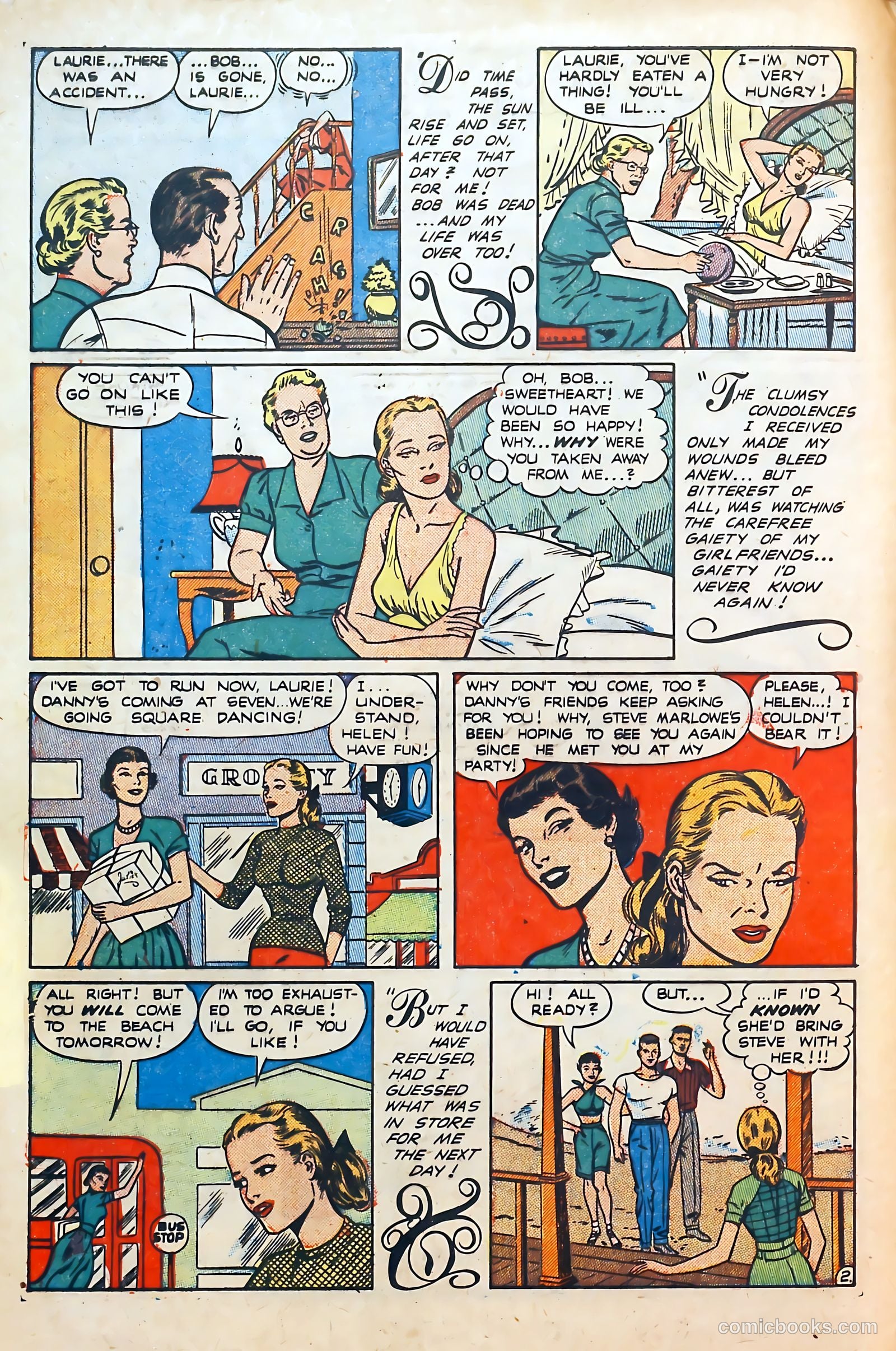 Thrilling Romances #16 (1951) — page 4 of 36
