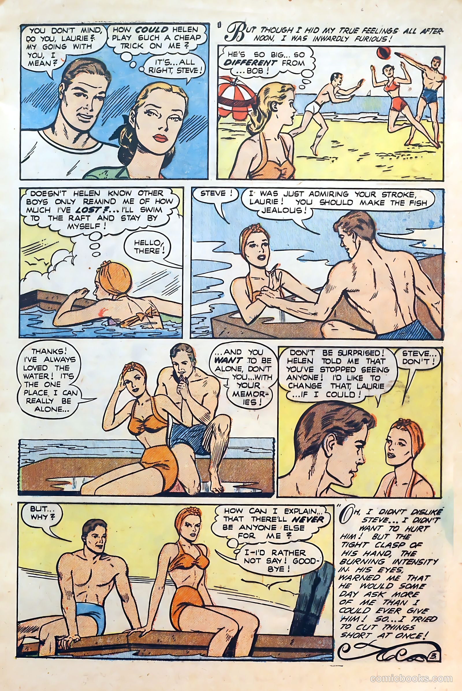 Thrilling Romances #16 (1951) — page 5 of 36