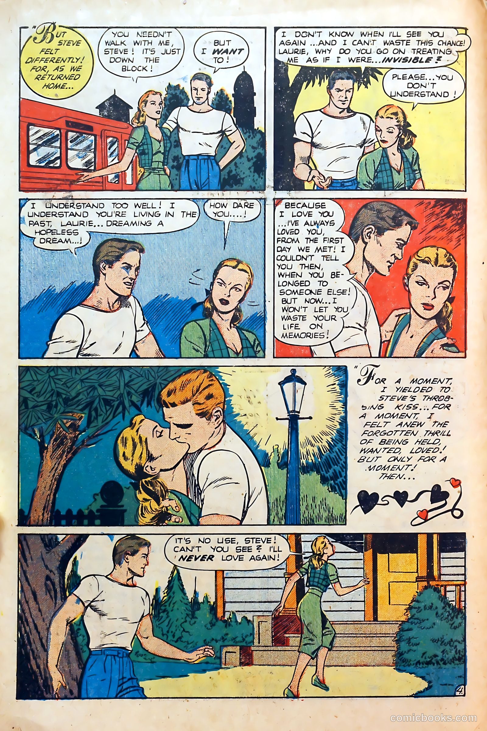Thrilling Romances #16 (1951) — page 6 of 36