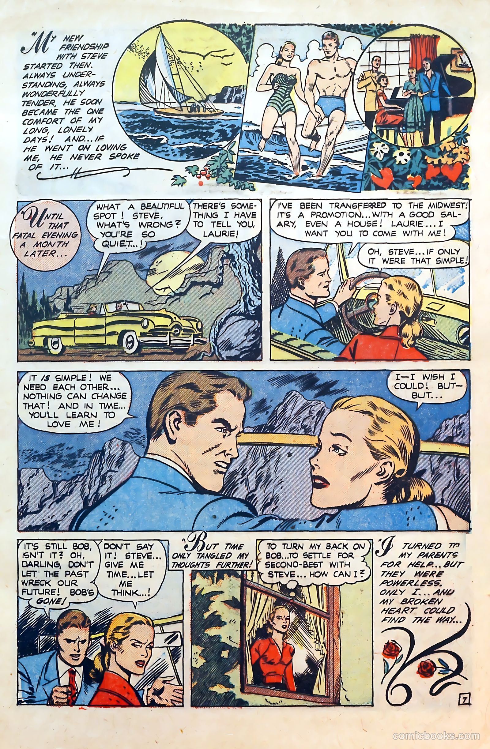 Thrilling Romances #16 (1951) — page 9 of 36