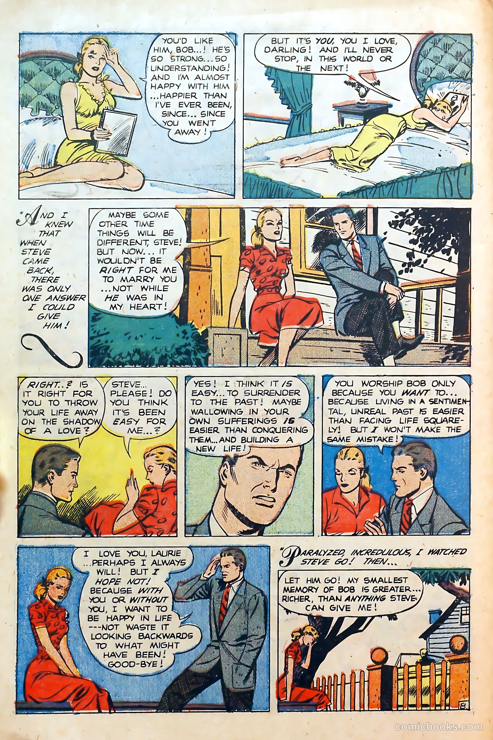 Thrilling Romances #16 (1951) — page 10 of 36