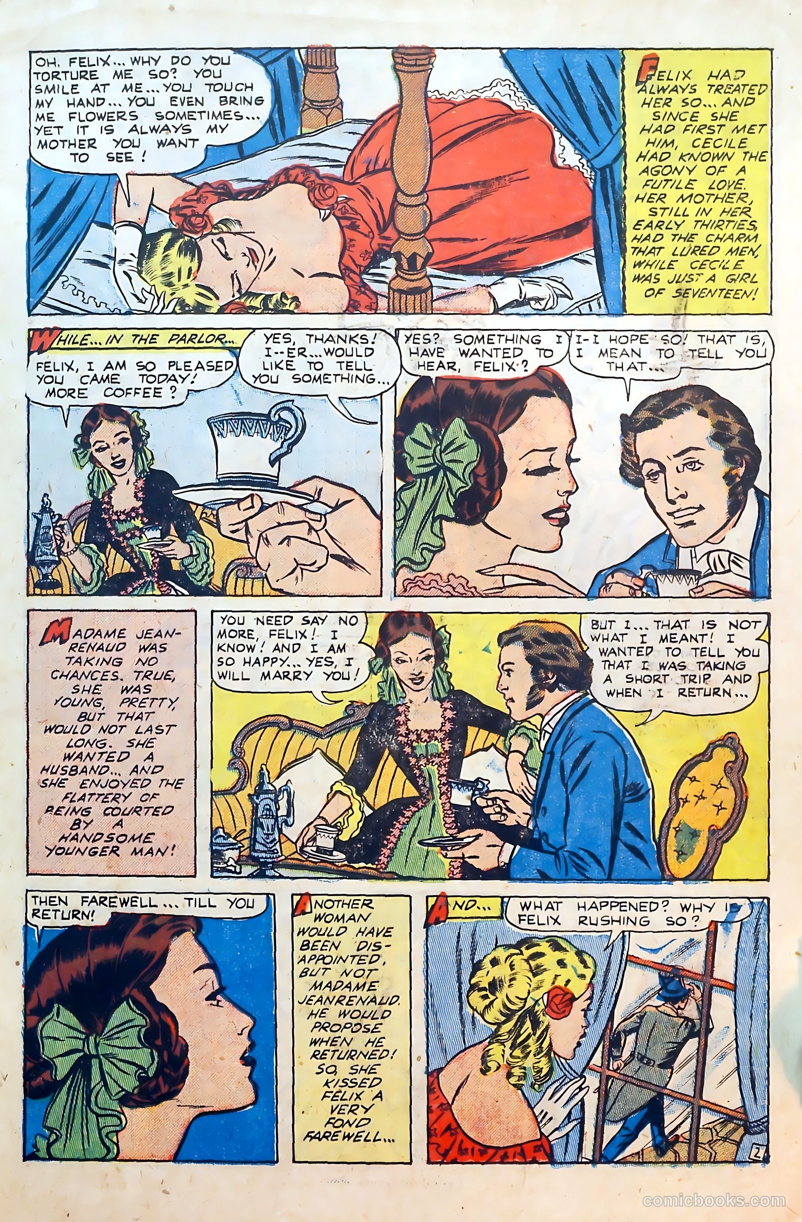 Thrilling Romances #16 (1951) — page 15 of 36