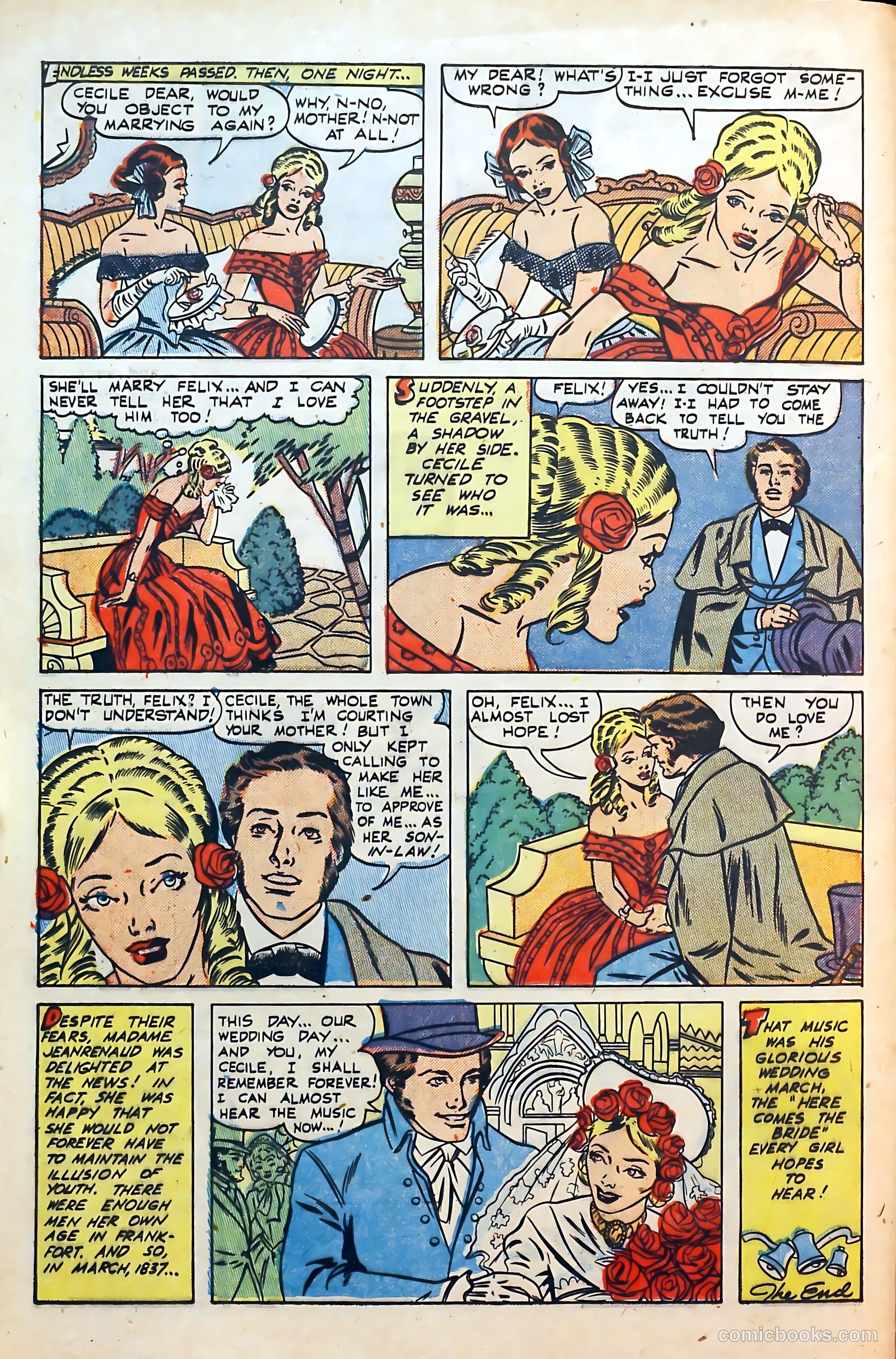 Thrilling Romances #16 (1951) — page 16 of 36