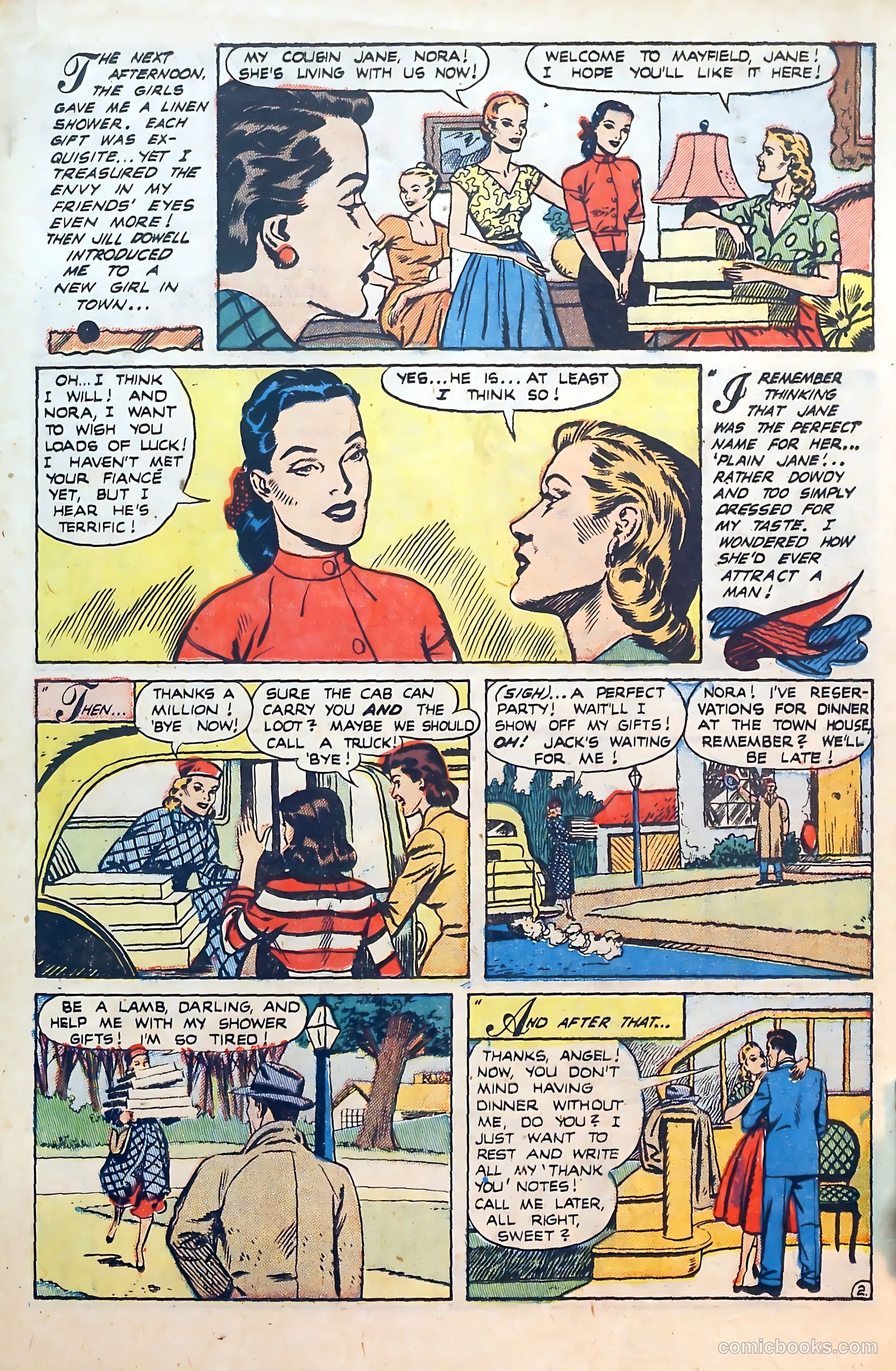 Thrilling Romances #16 (1951) — page 19 of 36