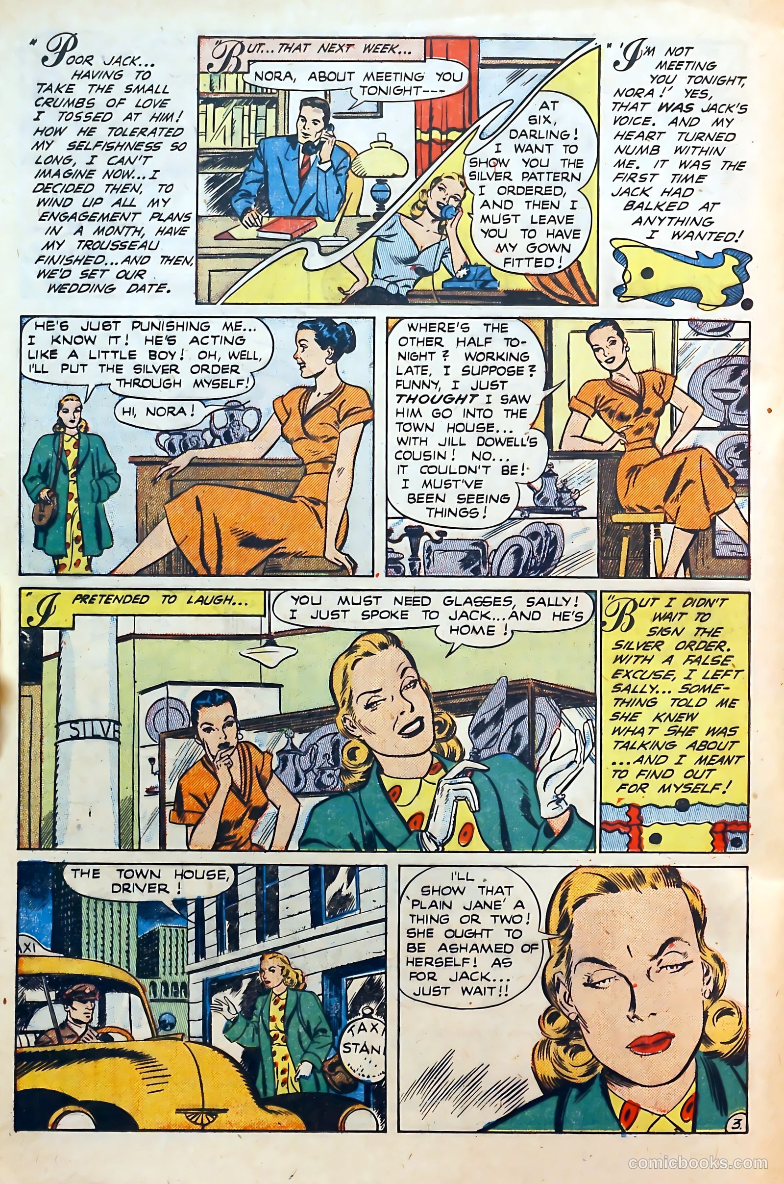 Thrilling Romances #16 (1951) — page 20 of 36