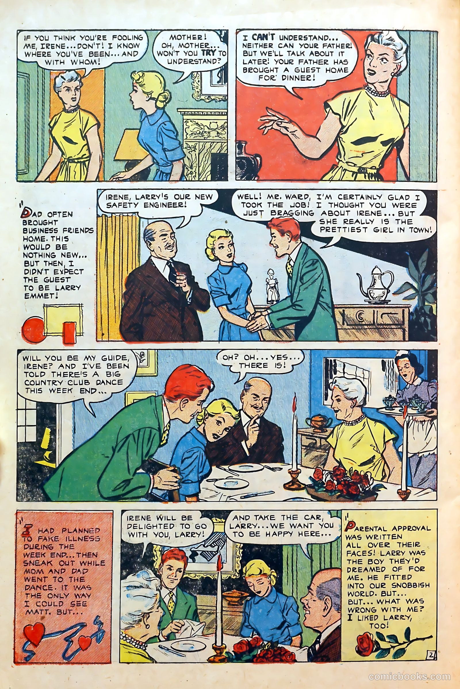Thrilling Romances #16 (1951) — page 26 of 36