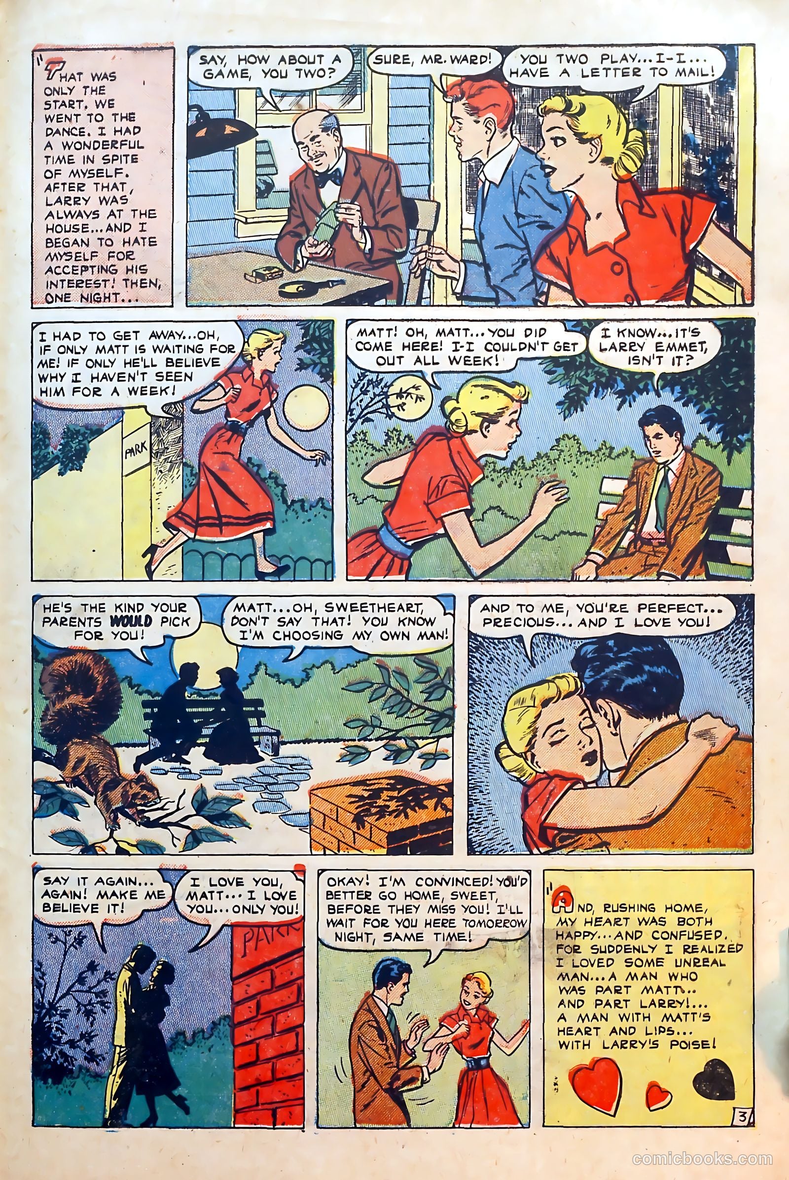 Thrilling Romances #16 (1951) — page 27 of 36