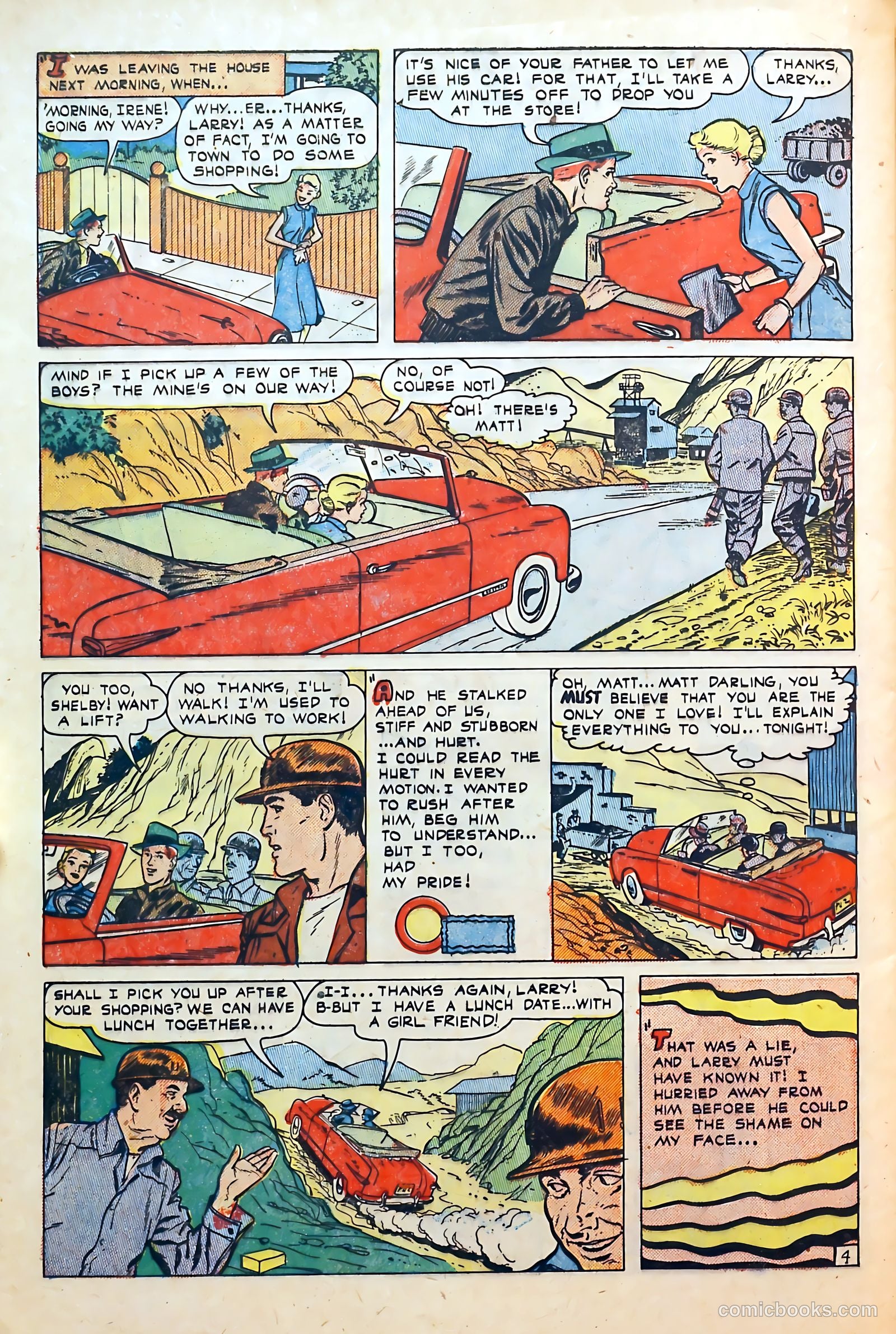 Thrilling Romances #16 (1951) — page 28 of 36